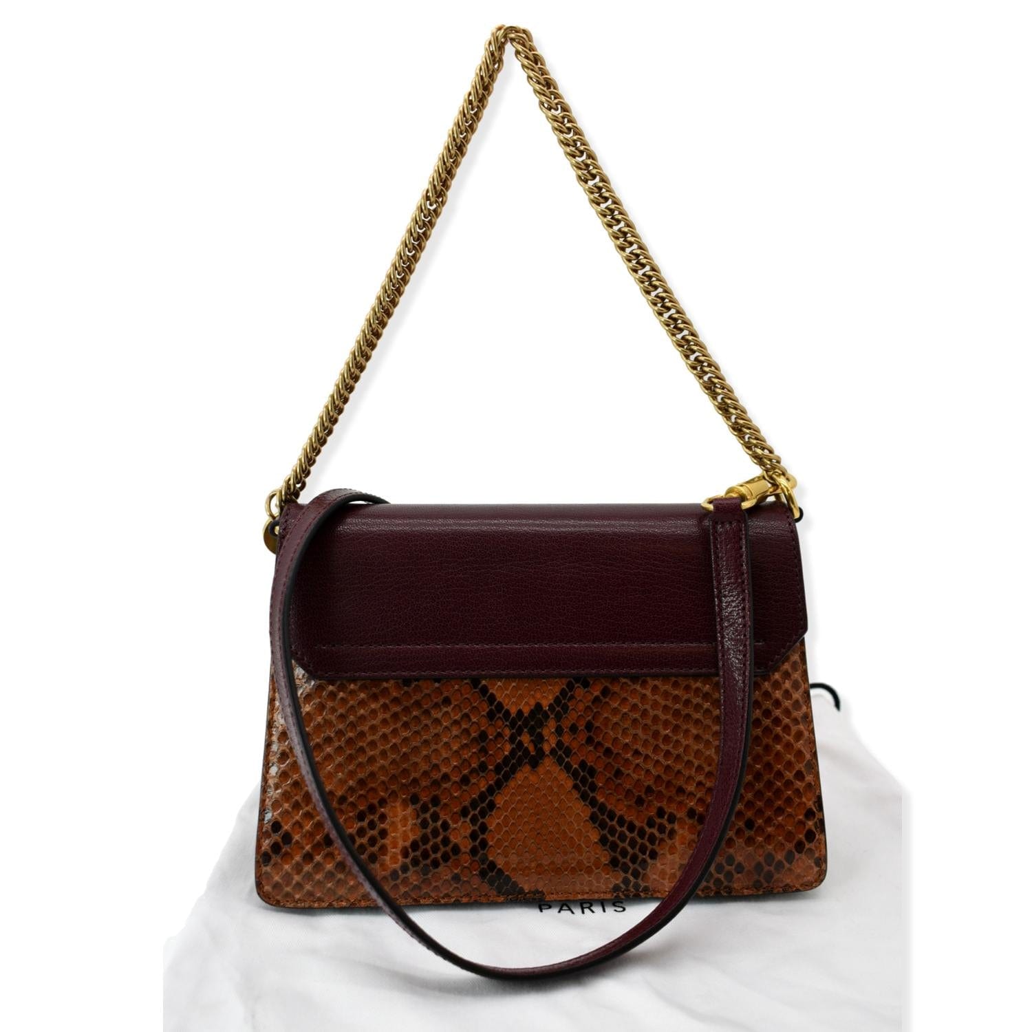 Givenchy Python Shoulder Bag Multicolor Leather Small