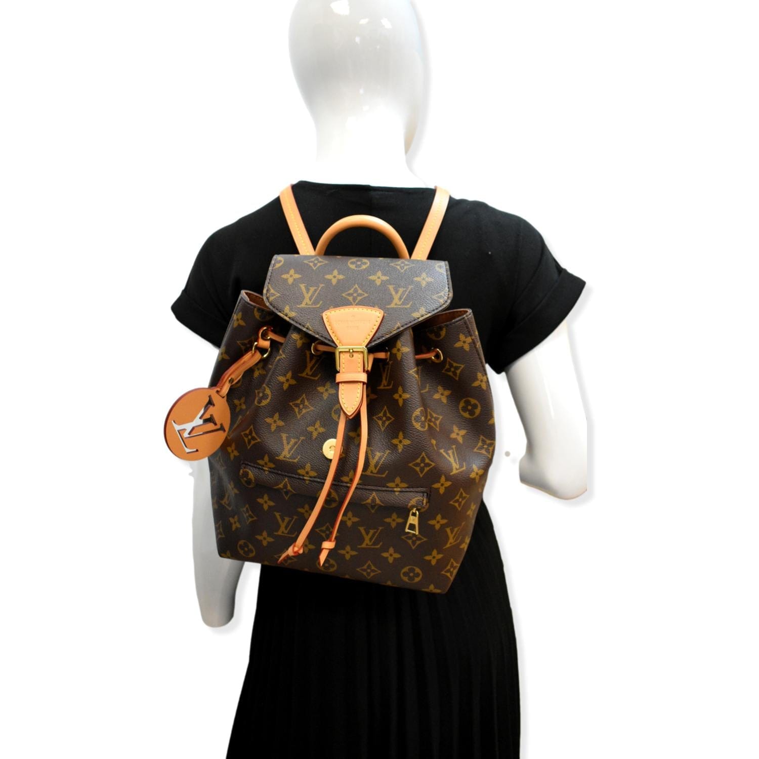 Louis Montsouris Pm Backpack Canvas Monogram Montsouris Pm
