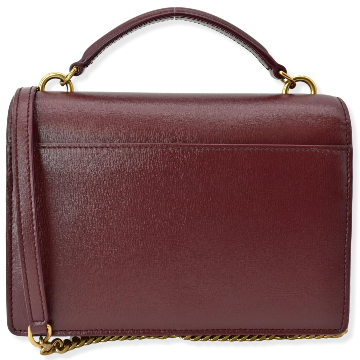 YSL Saint Laurent Yves Sunset Crossbody Bag Rouge Legion Leather Mini