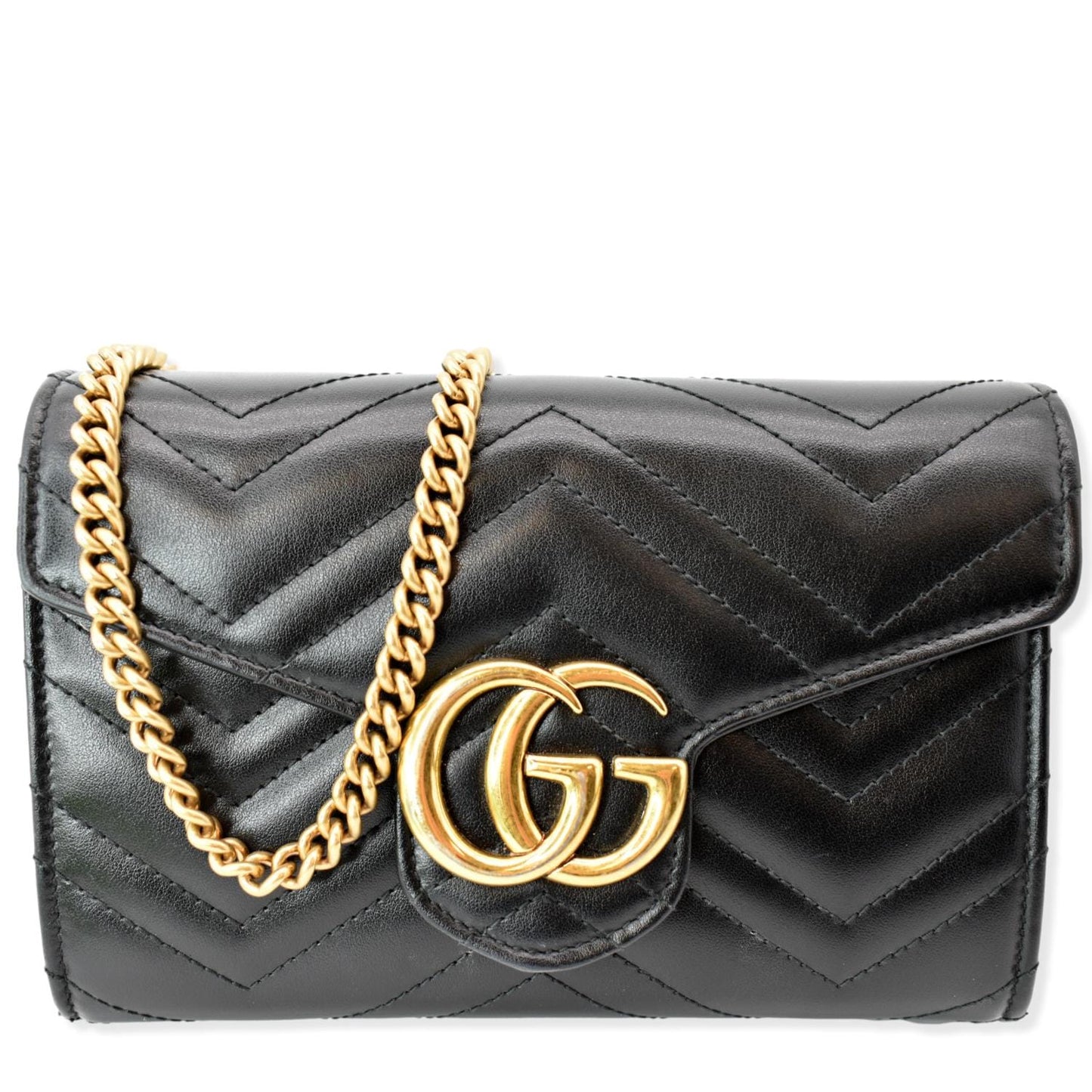 Gucci Marmont Mini Crossbody Bag Leather Matelasse