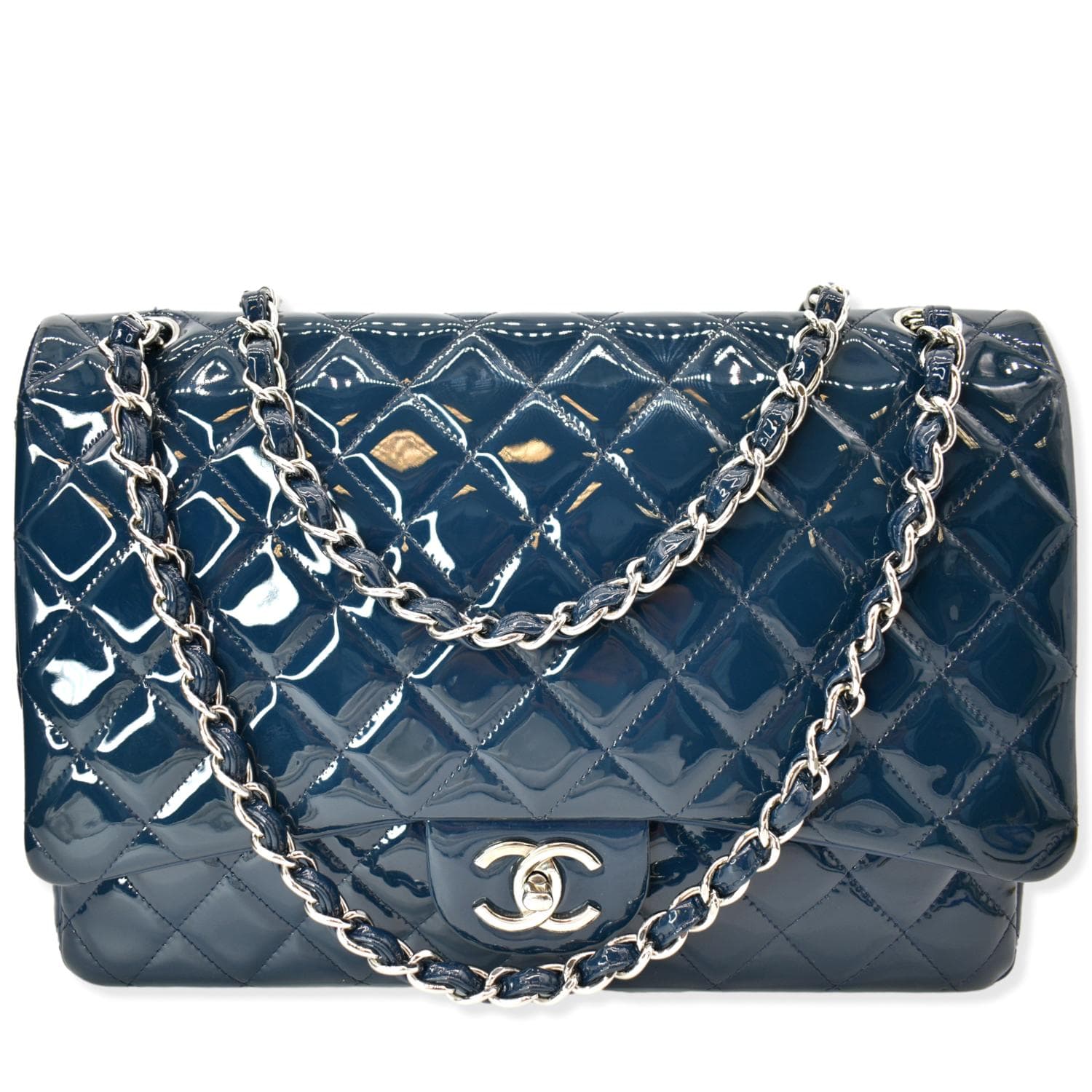 Chanel Classic Maxi Double New Rep Shoulder Bag Leather Quilted