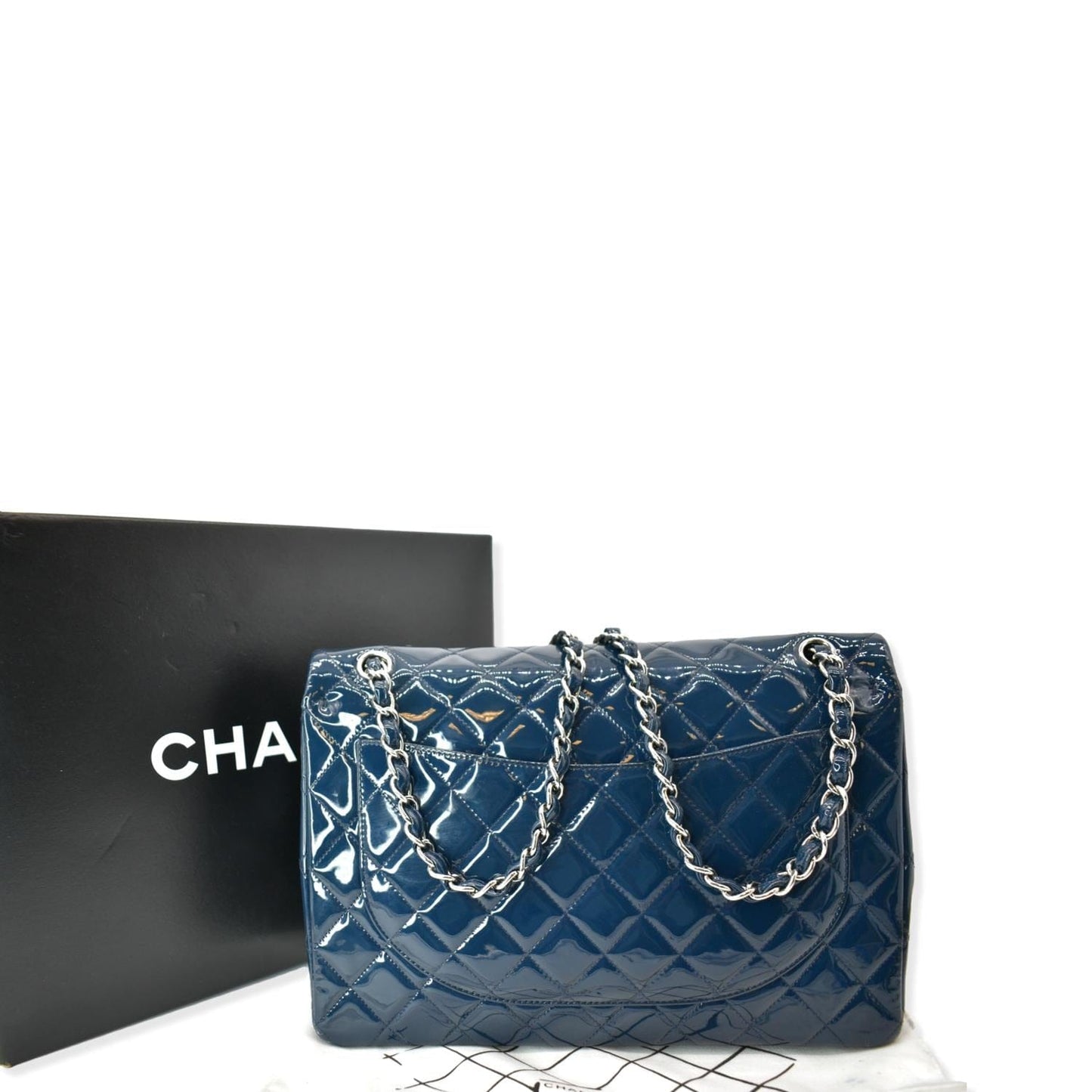 Chanel Classic Maxi Double Flap Quilted Leather Travel Bag