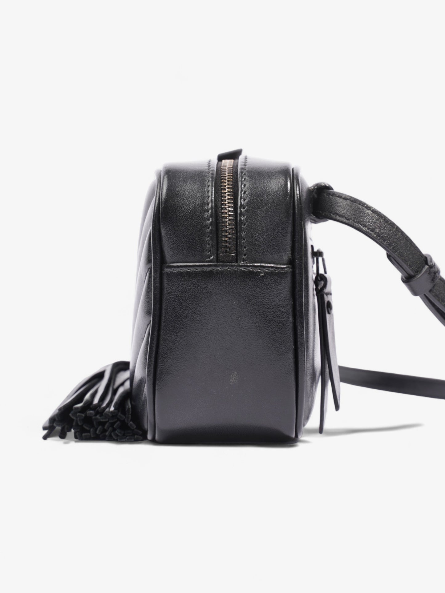 YSL Saint Laurent Lou Belt Bag Calfskin Leather Black