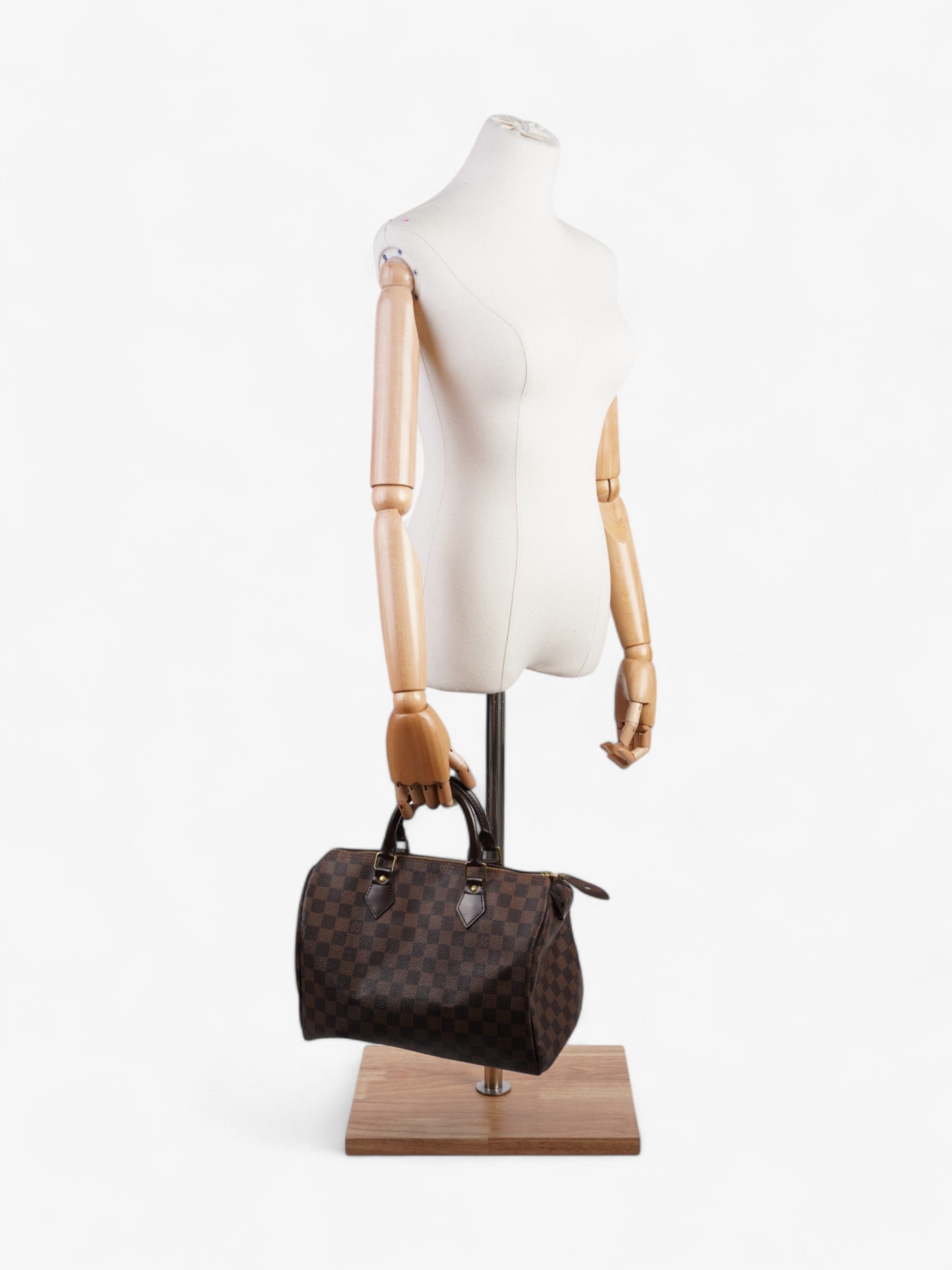 Louis Vuitton Speedy Ebene Coated 30 Canvas Coated Canvas Damier Apparel