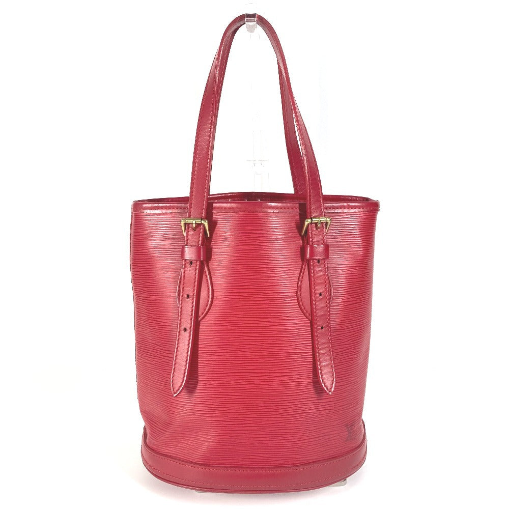 Louis Vuitton M5899E Epi Petit PM Leather Red Bucket Shoulder Bag
