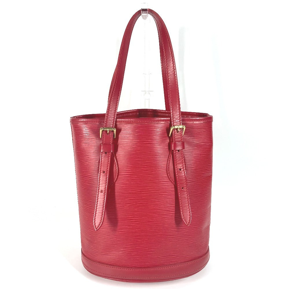 Louis Vuitton M5899E Epi Petit PM Leather Red Bucket Shoulder Bag