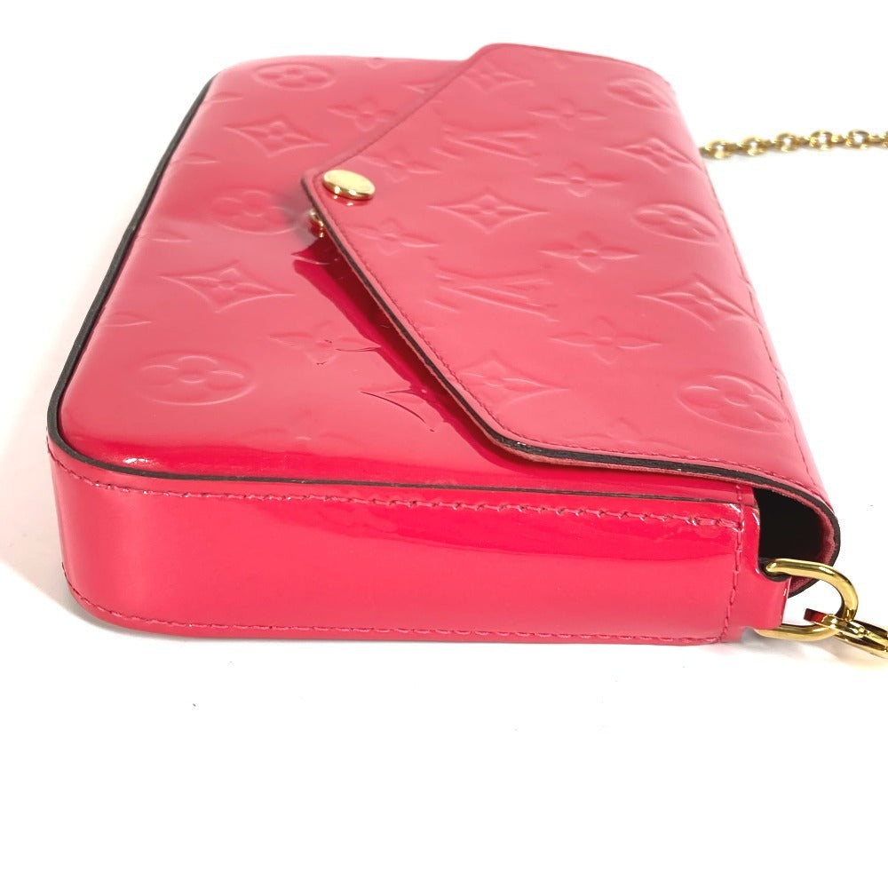 Louis Vuitton Long Purse M61787 Vernis Monogram Pink Wallet Case