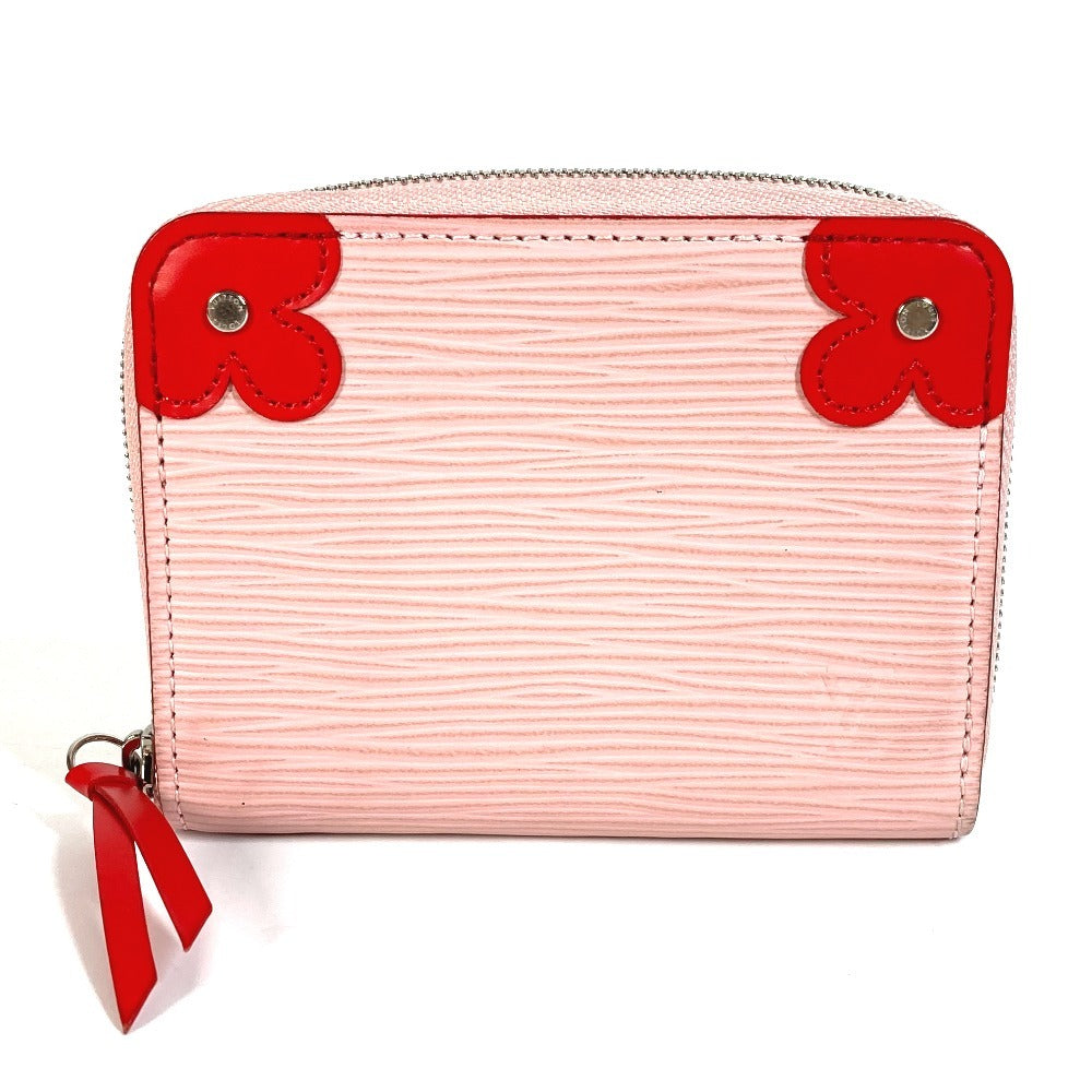 Louis Vuitton Coin M62971 Epi Zip Leather Pink Handbag
