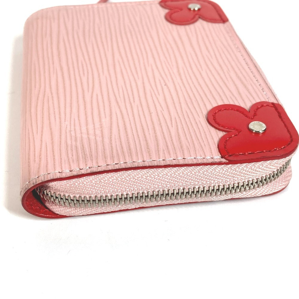 Louis Vuitton Coin M62971 Epi Zip Leather Pink Handbag