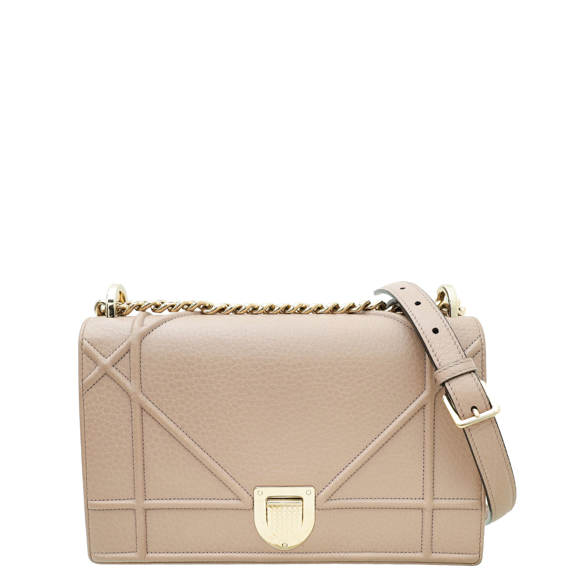 Dior Handbag Christian ama Bag Beige Pink Medium Shoulder Bag