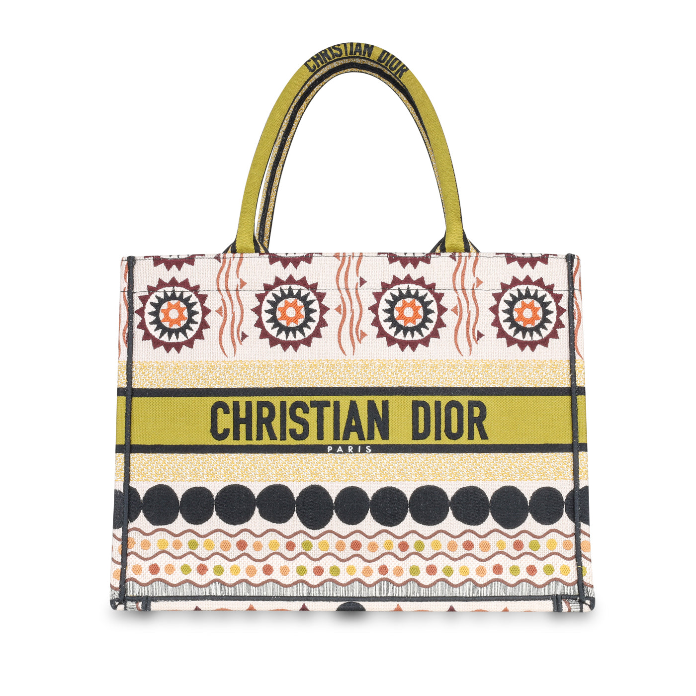 Dior Christian Book Tote Canvas Medium Tote Bag