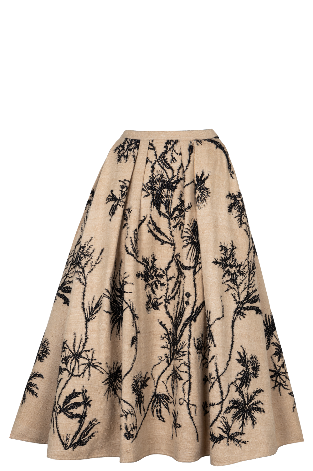 Dior Skirt Silk Cotton Black Beige Handbag