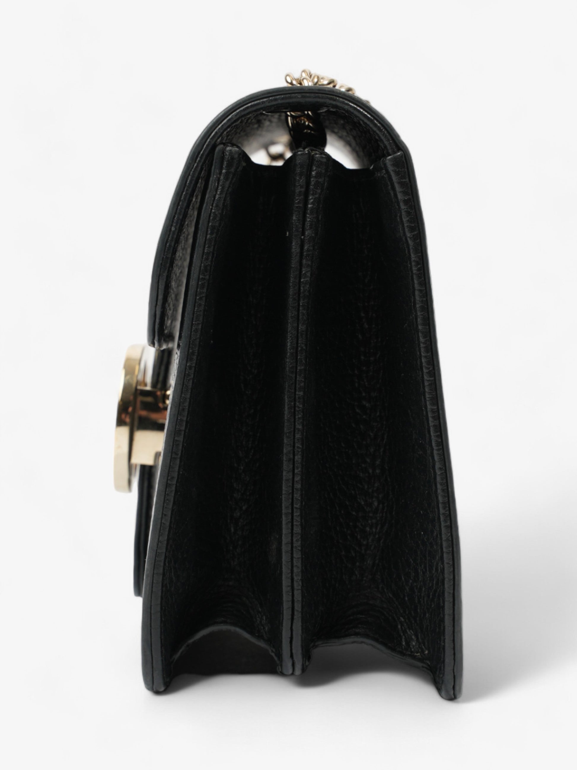 Gucci Interlocking Bag Leather Black Crossbody Bag