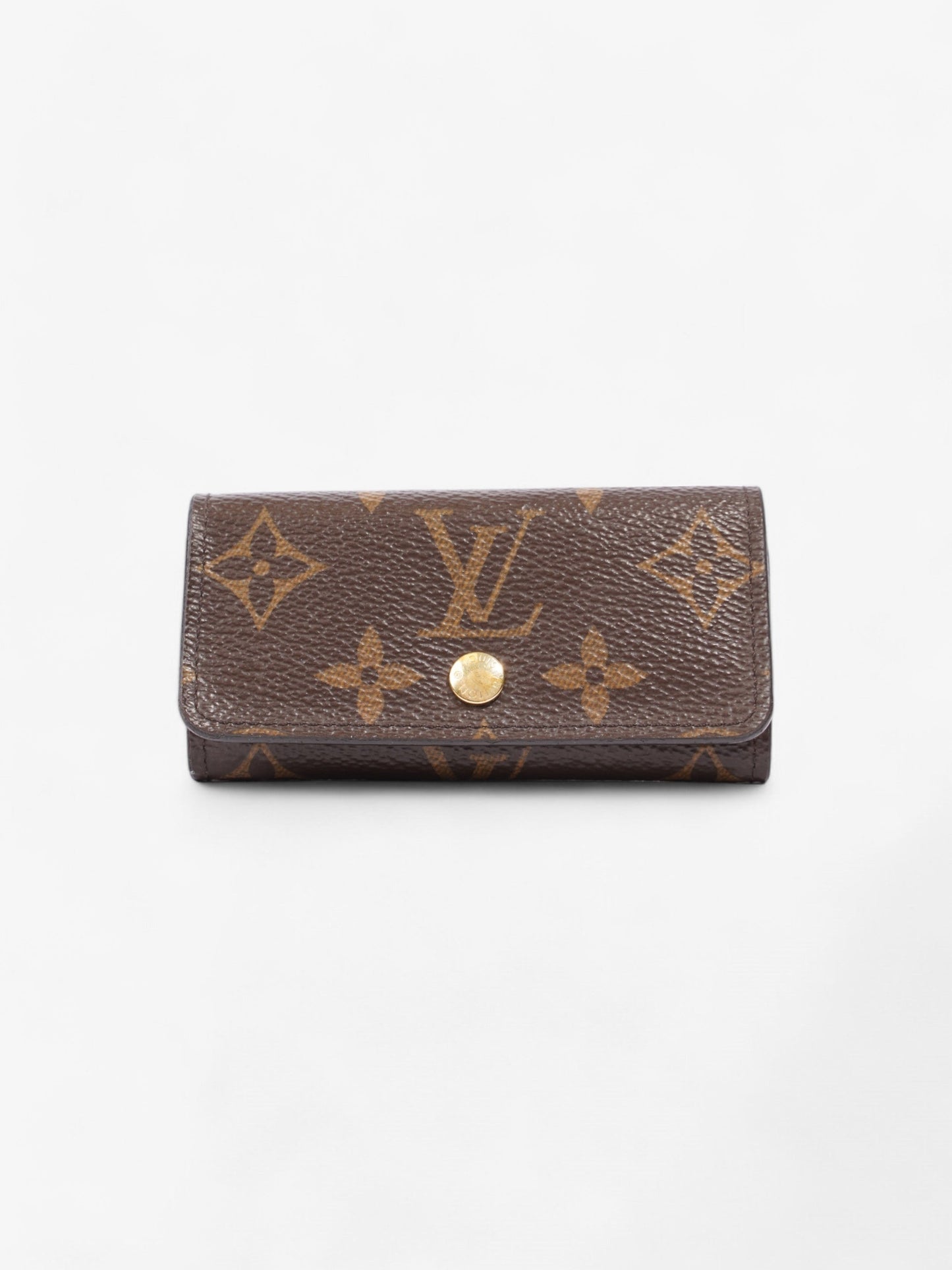 Louis Vuitton 4 Holder Coated Monogram Canvas Coated Canvas Gold Apparel