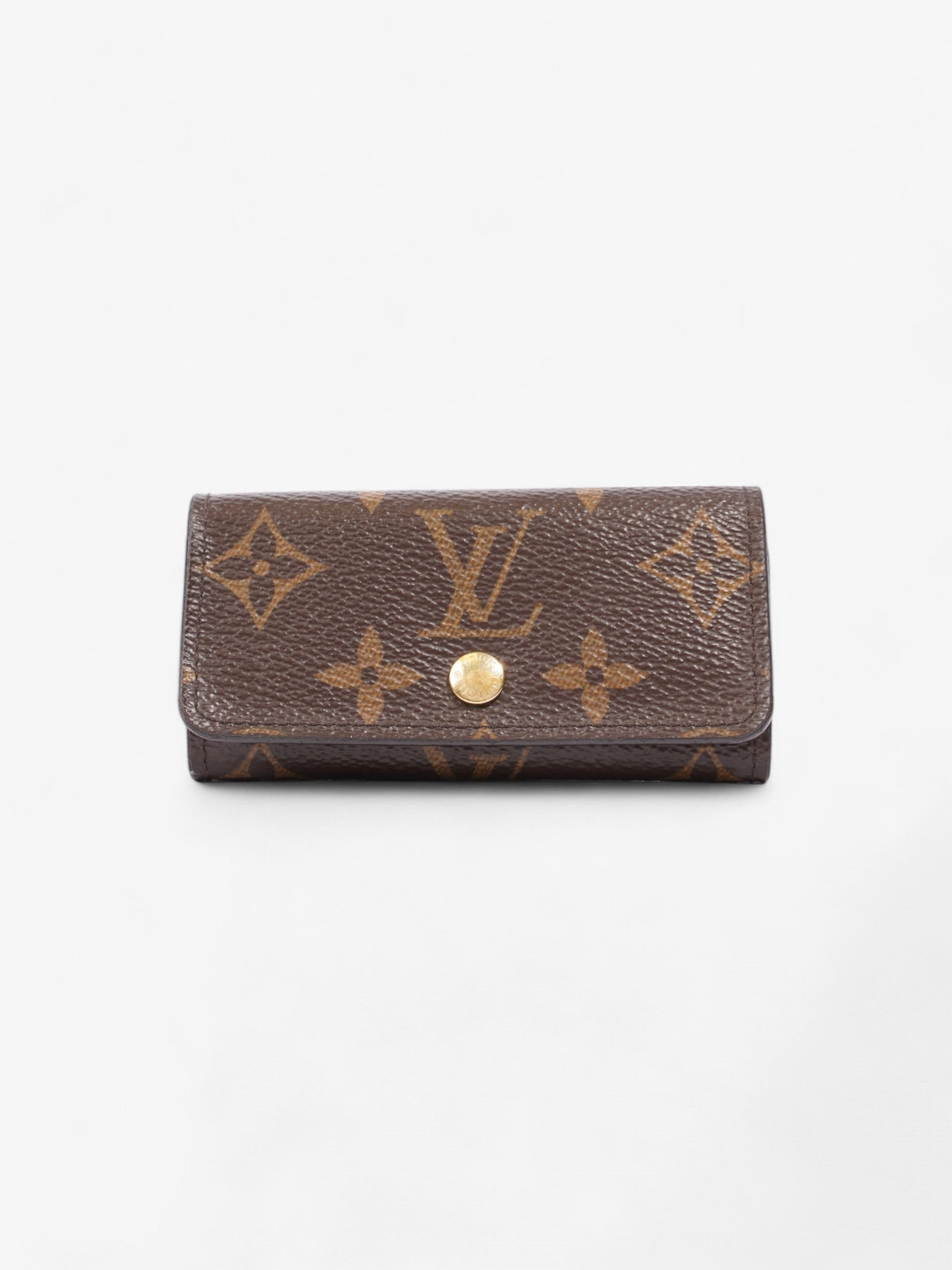 Louis Vuitton 4 Holder Coated Monogram Canvas Coated Canvas Gold Apparel