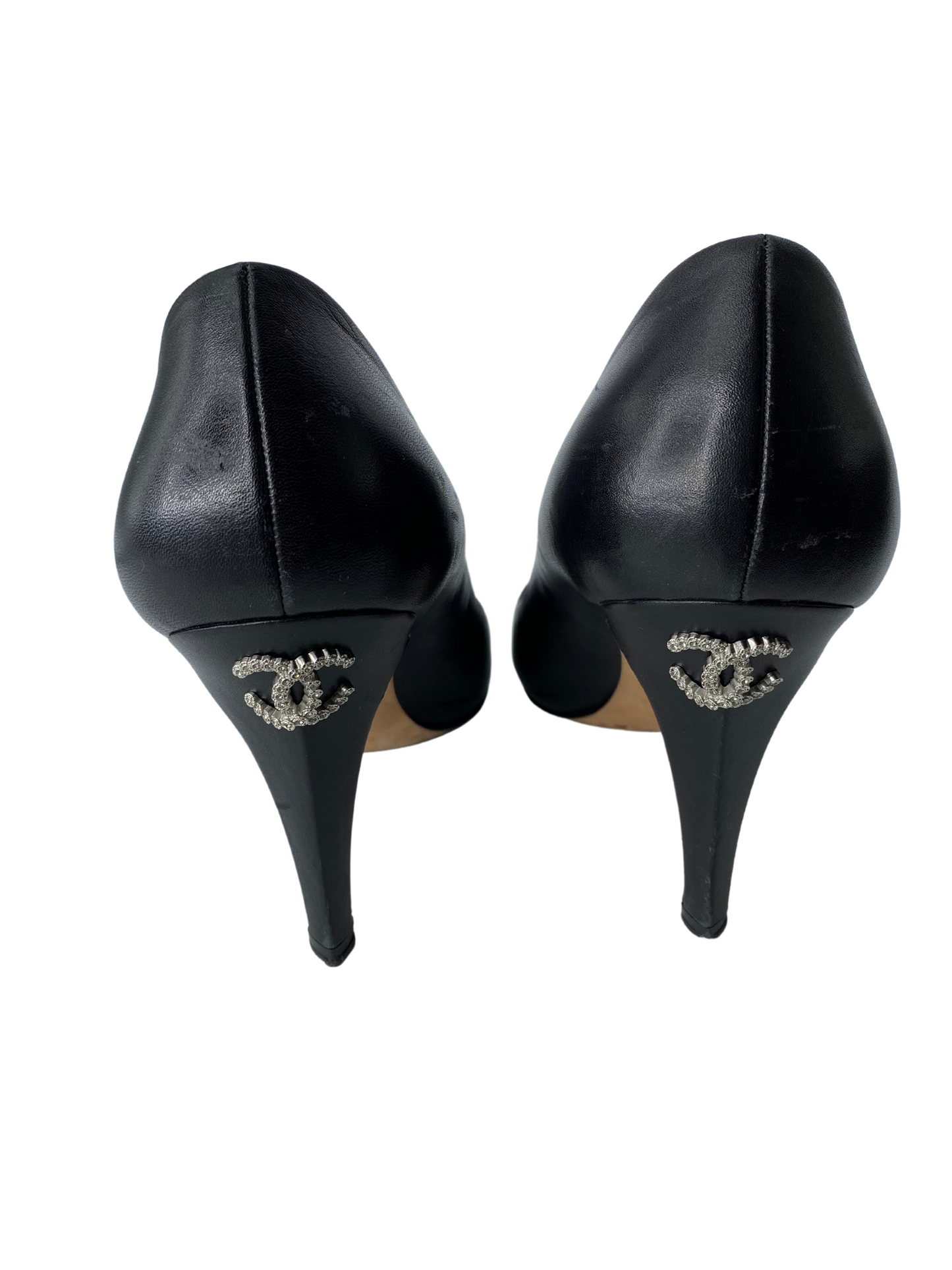 Chanel Leather Round Toe Pump |US9.5|FR39.5|