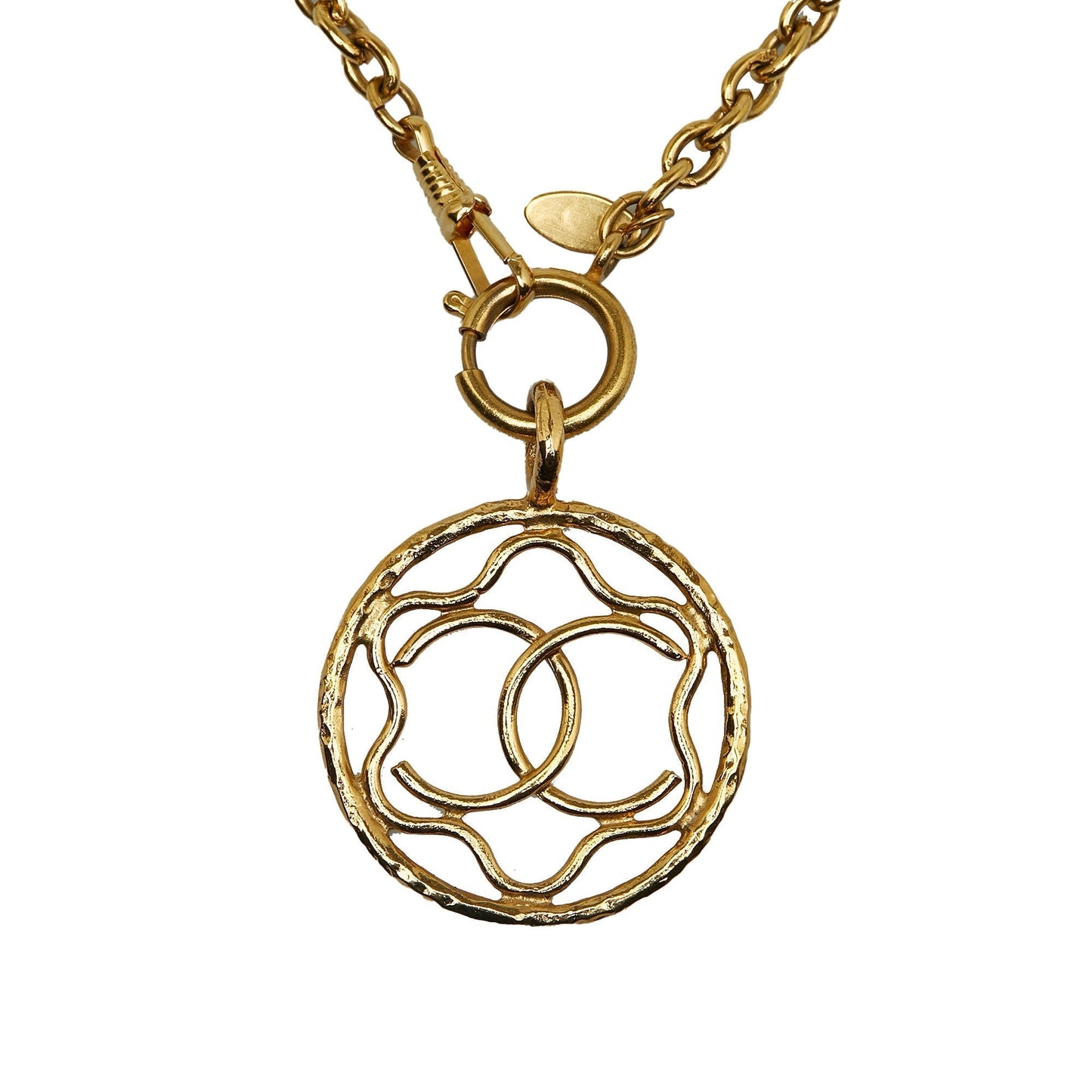 CHANEL CC Pendant Necklace Costume Necklace