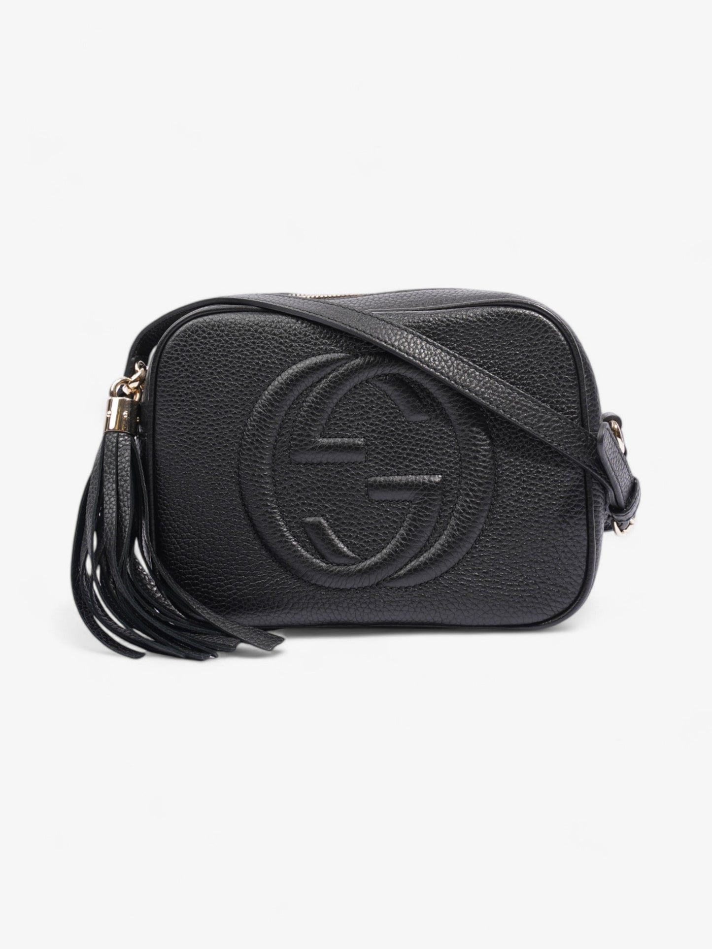 Gucci Soho Disco Bag Calfskin Leather Black Crossbody Bag Leather Small