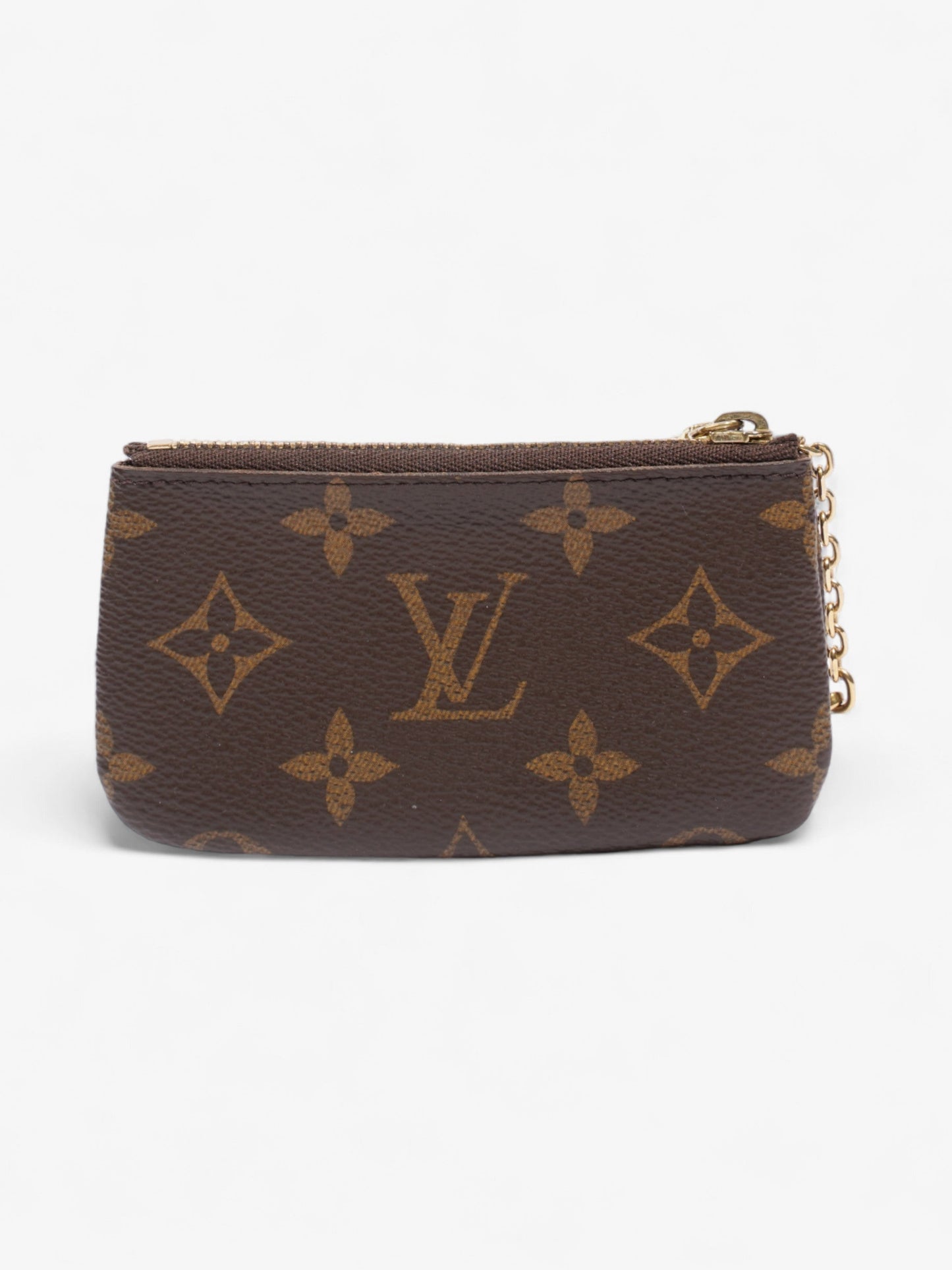 Louis Vuitton Coated Monogram Canvas Coated Canvas Key Pouch Wallet Case Canvas 4