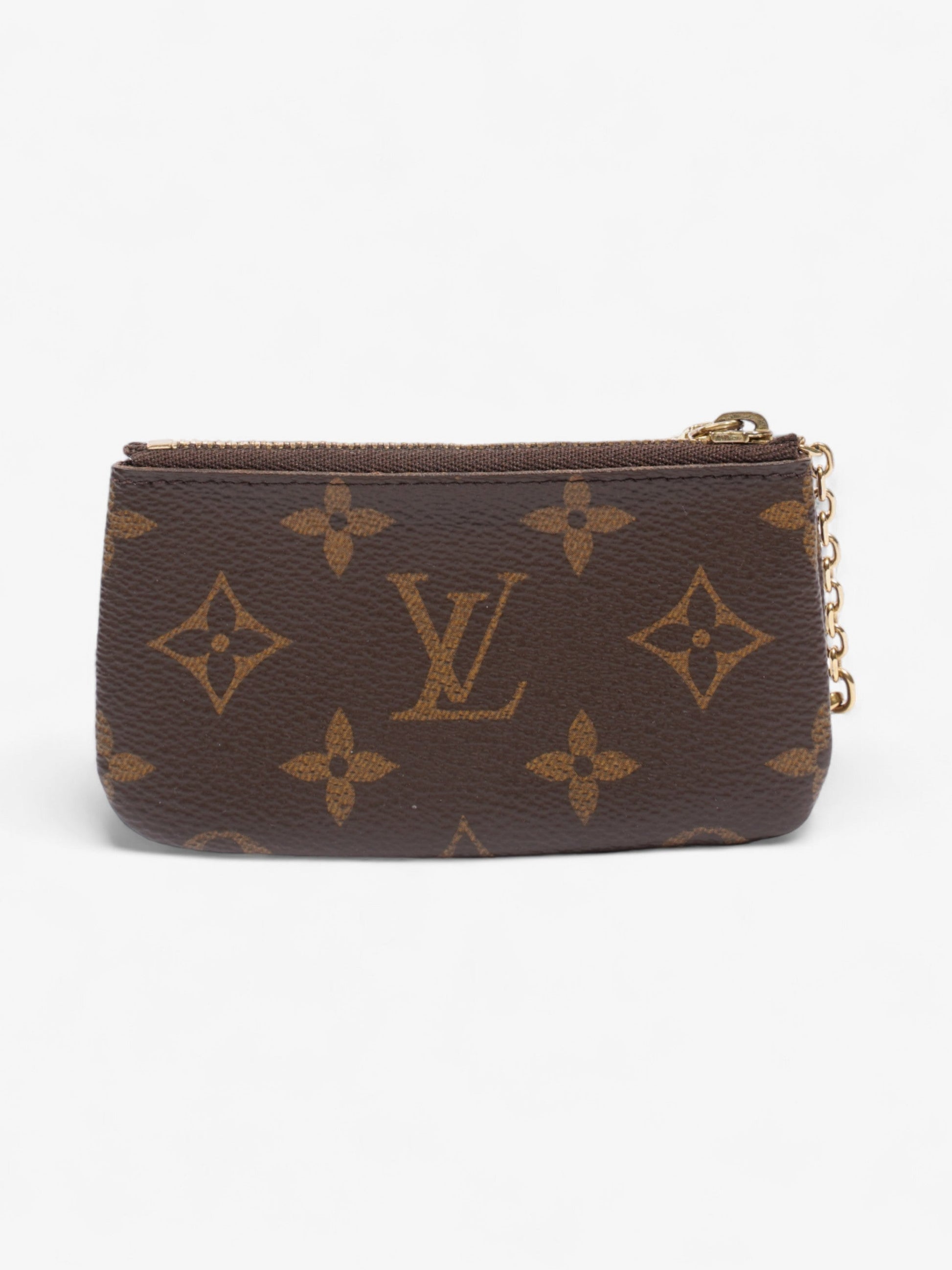 Louis Vuitton Coated Monogram Canvas Coated Canvas Key Pouch Wallet Case Canvas 4