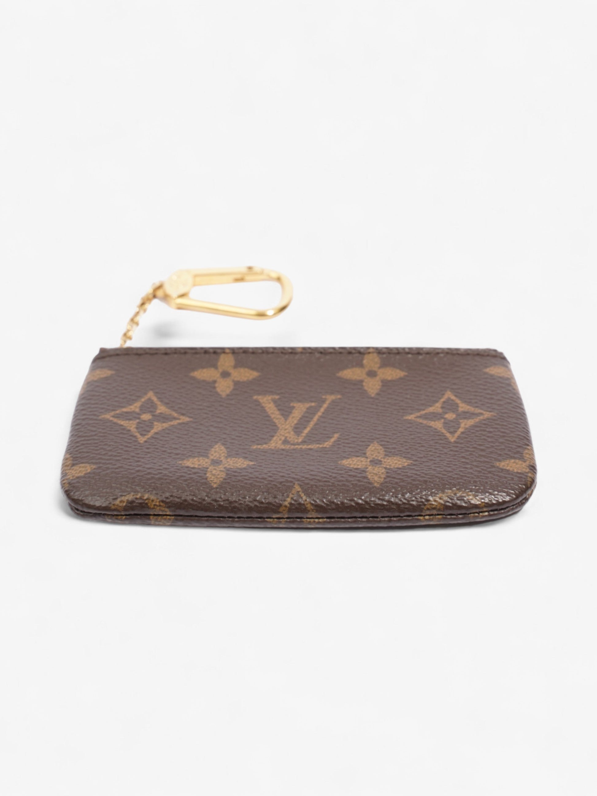 Louis Vuitton Coated Monogram Canvas Coated Canvas Key Pouch Wallet Case Canvas 4