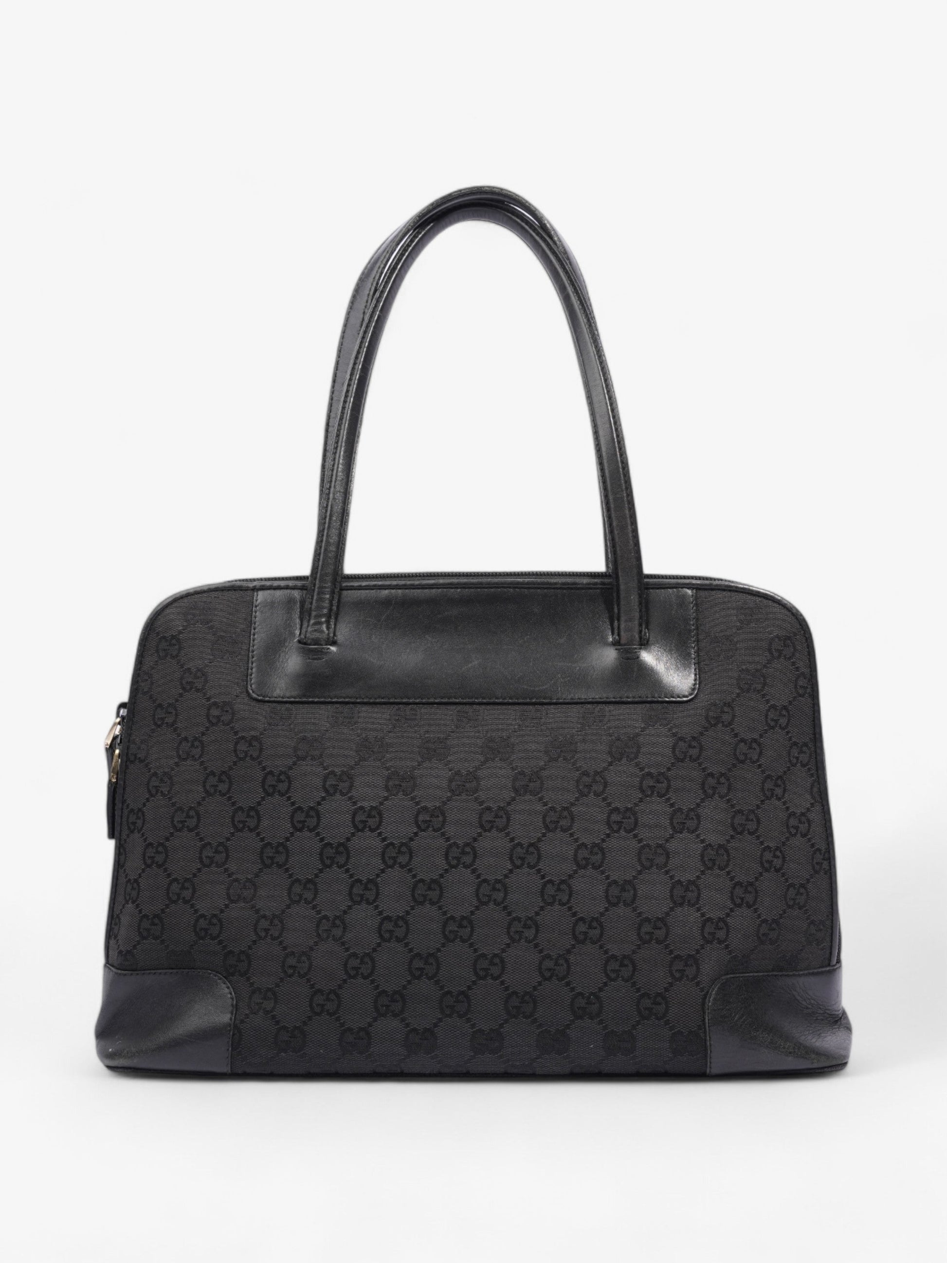 Gucci Dome Supreme Shoulder Bag Canvas Black