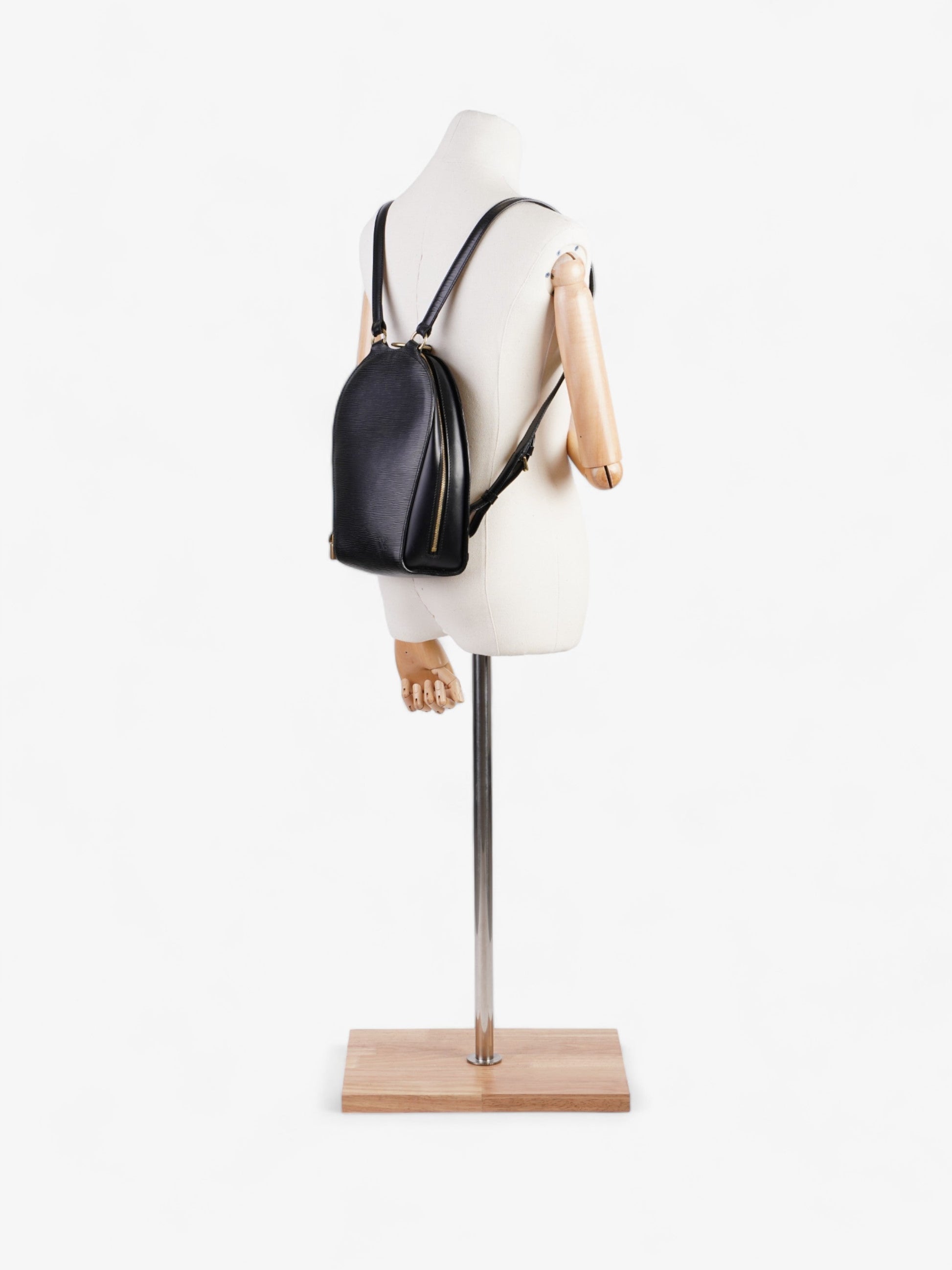 Louis Vuitton Mabillon Epi Leather Black Handbag