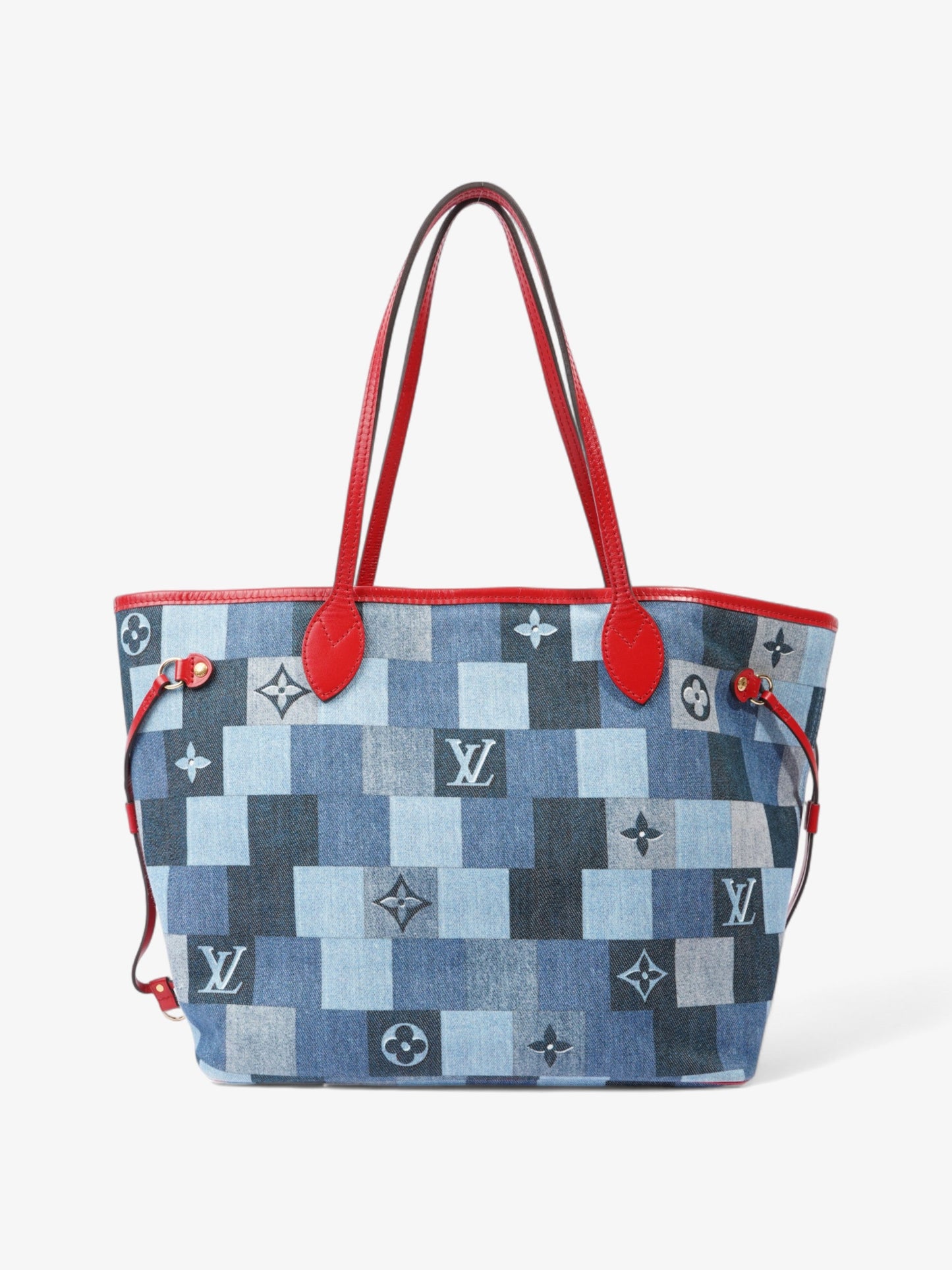 Louis Vuitton Neverfull MM Denim Monogram Tote Bag