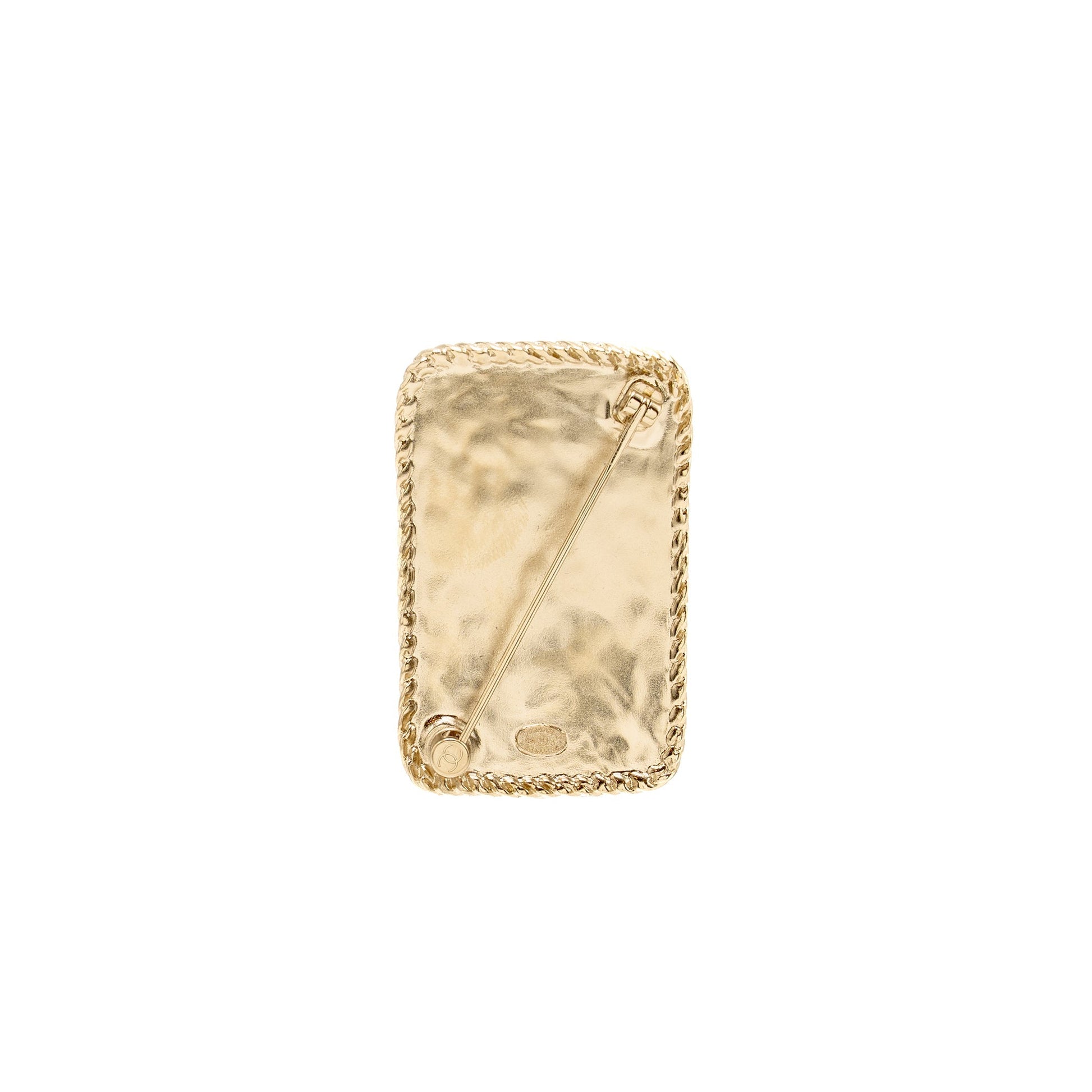 Chanel CC LOGO CROWN Gold Handbag