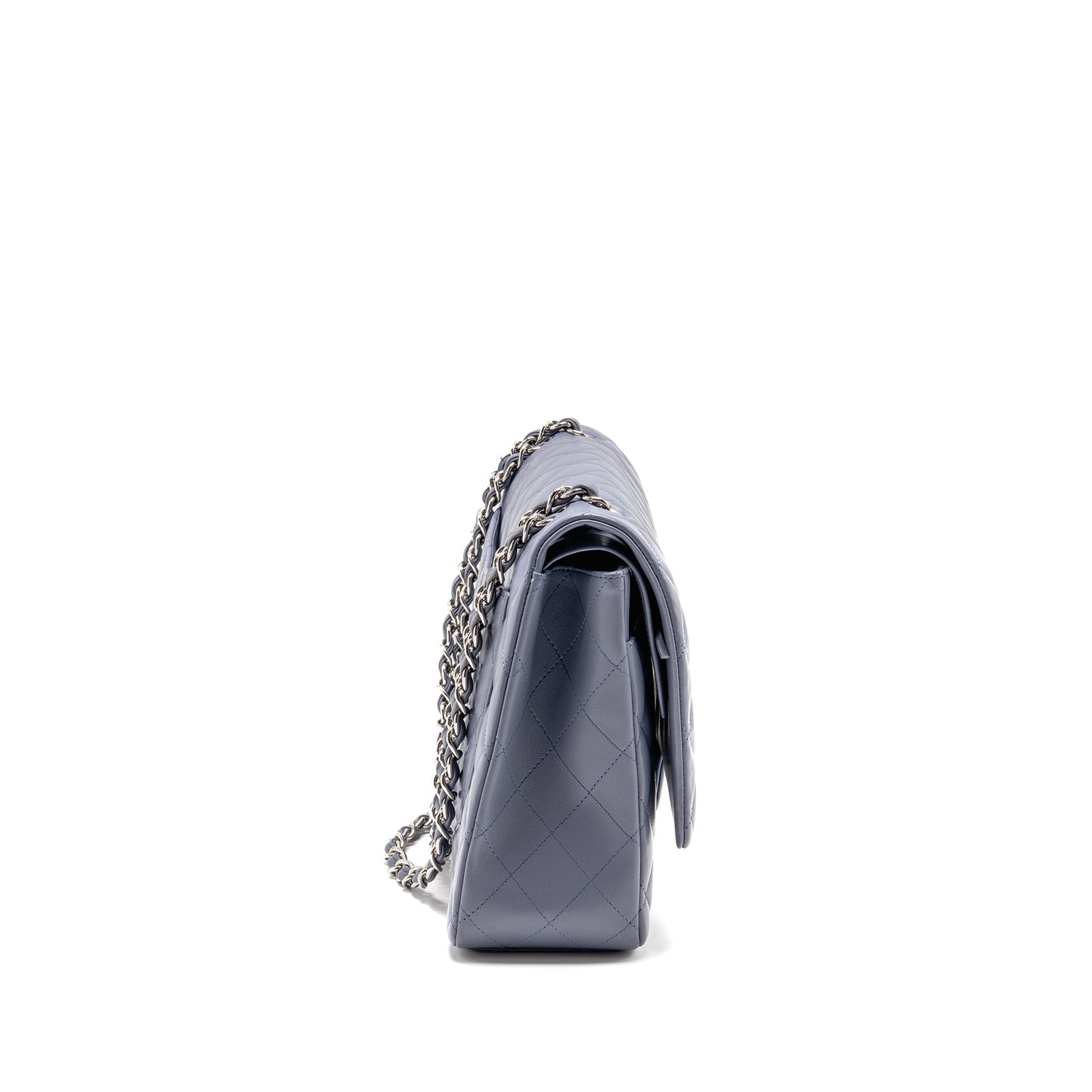 Chanel Maxi Classic Double Flap Lambskin Light Shoulder Bag
