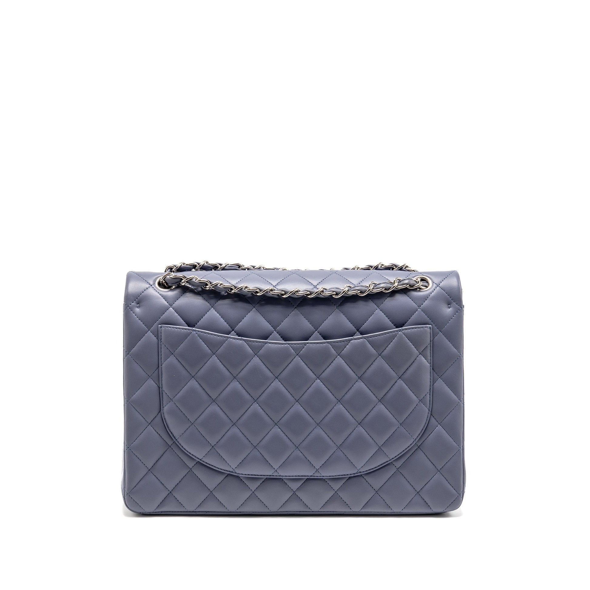 Chanel Maxi Classic Double Flap Lambskin Light Shoulder Bag