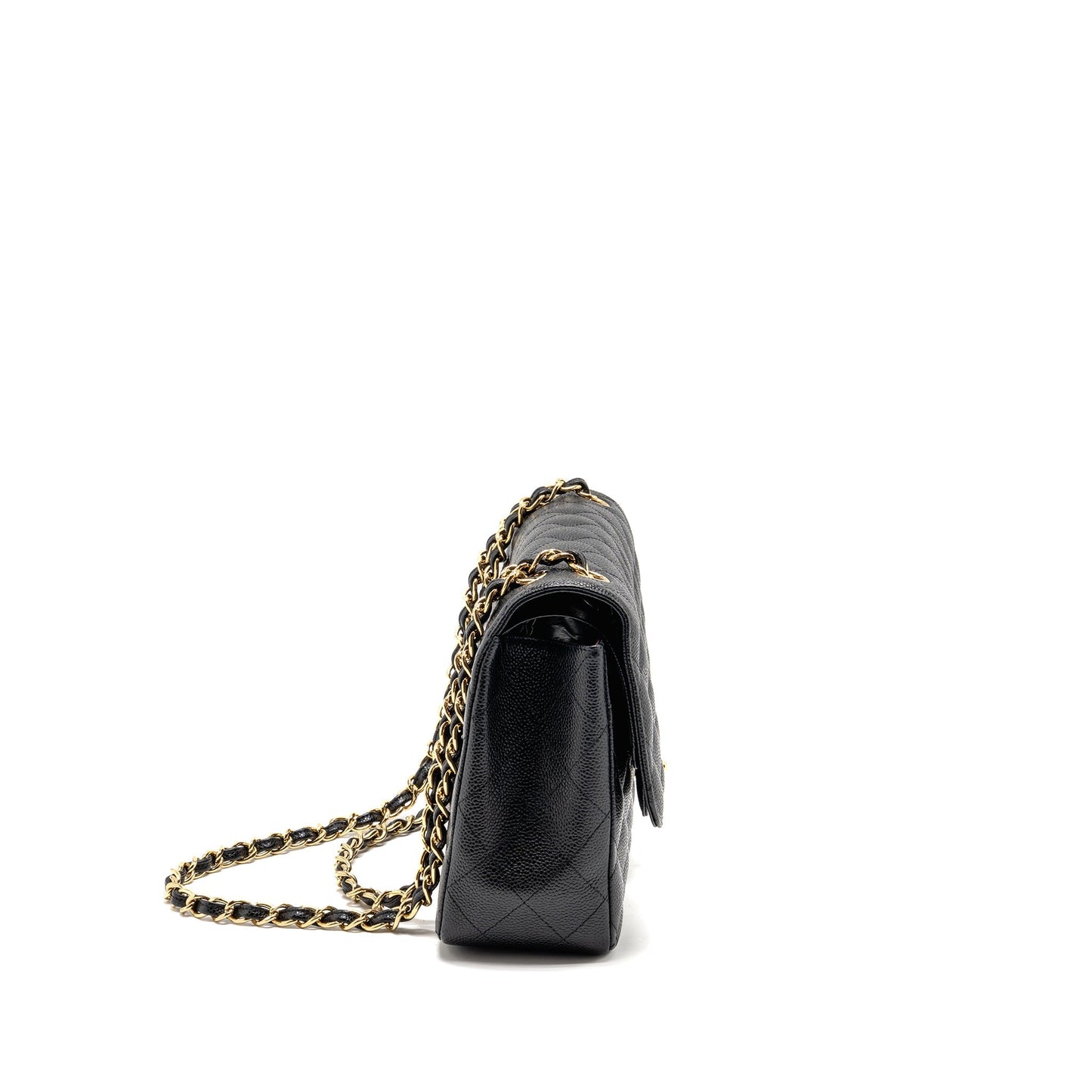 Chanel Jumbo Classic Double Flap Caviar GHW Black Shoulder Bag Ghw 12