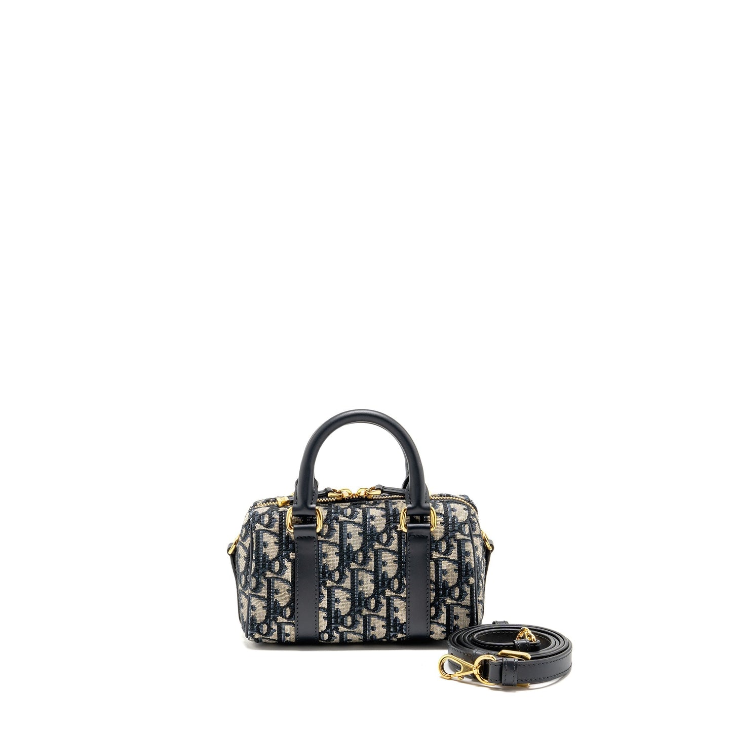 Dior Groove Nano Purse Oblique Jacquard Handbag Blue Travel Bag