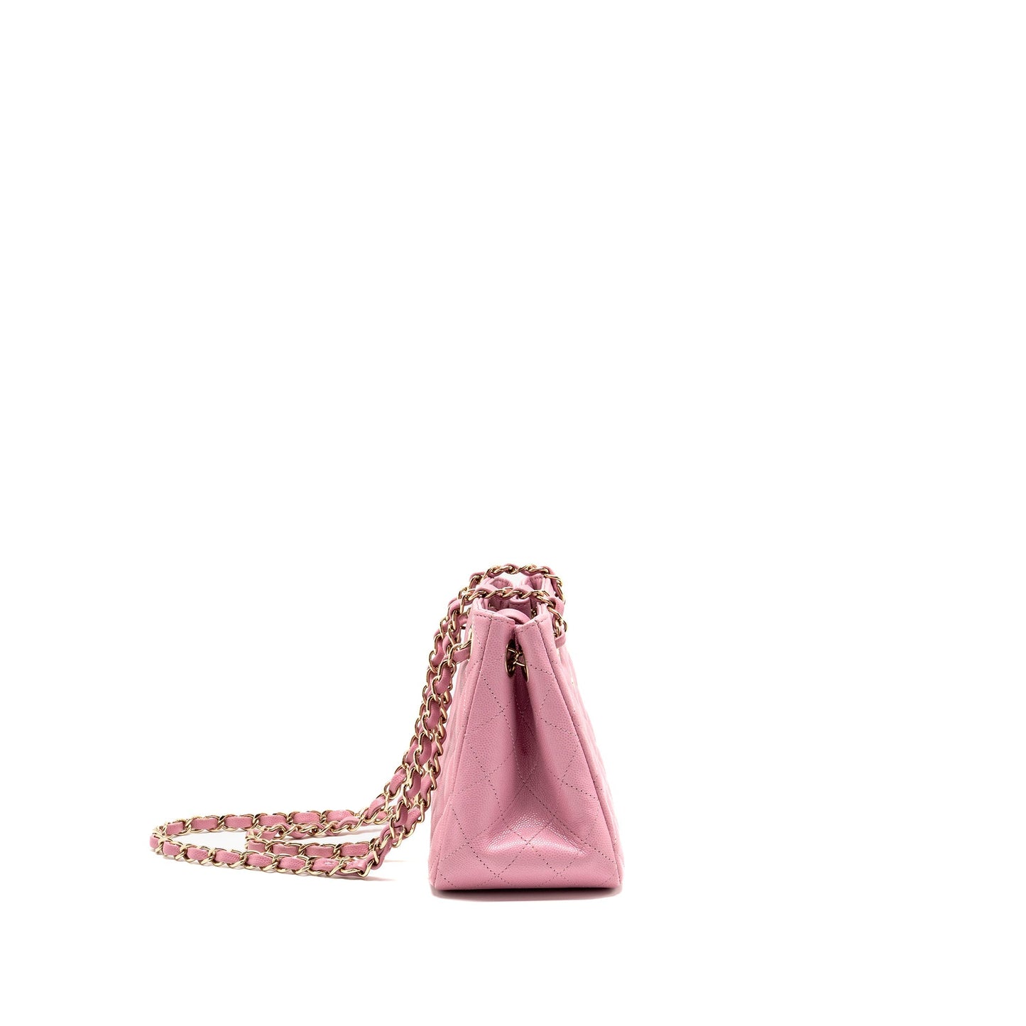 Chanel Bucket hobo caviar LGHW microchip Pink Shoulder Bag
