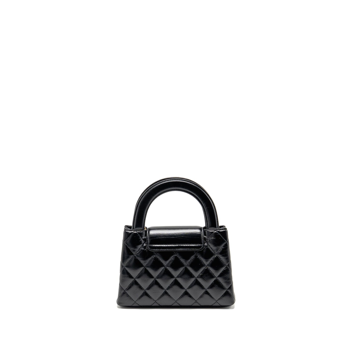 Chanel Kelly Shopping Calfskin GHW Microchip Black Tote Bag Black Ghwmicrochip