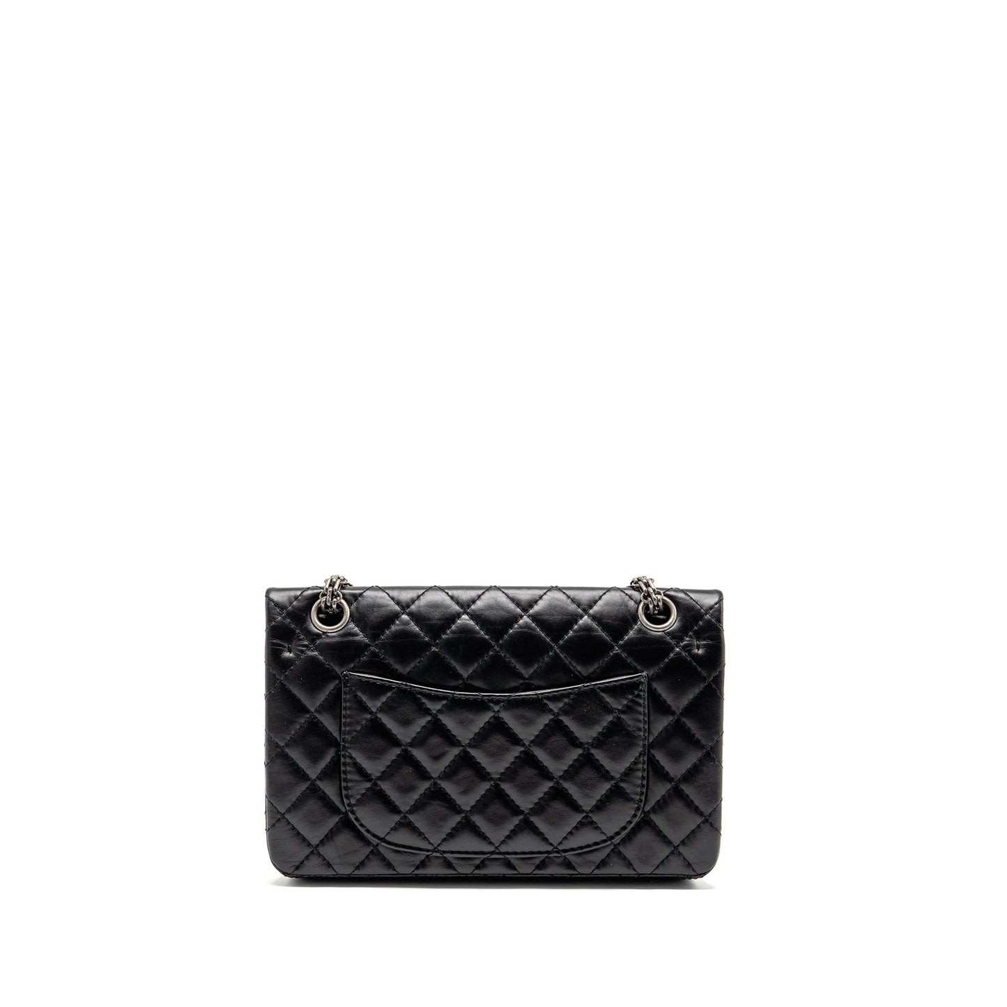 Chanel 2.55 Reissue Flap Aged Calfskin SHW Black Small Shoulder Bag