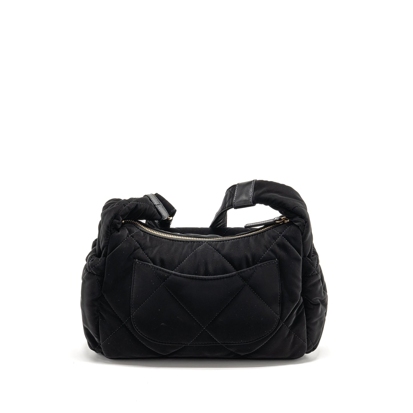Chanel 24N Ski Series Coconeige Nylon GHW Black Shoulder Bag