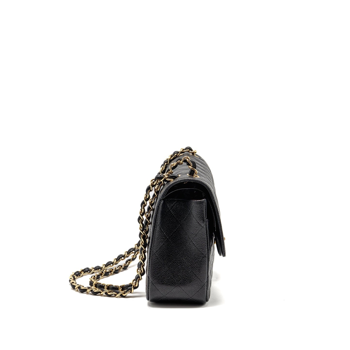 Chanel Jumbo Classic Double Flap Caviar GHW Black Shoulder Bag Ghw 13