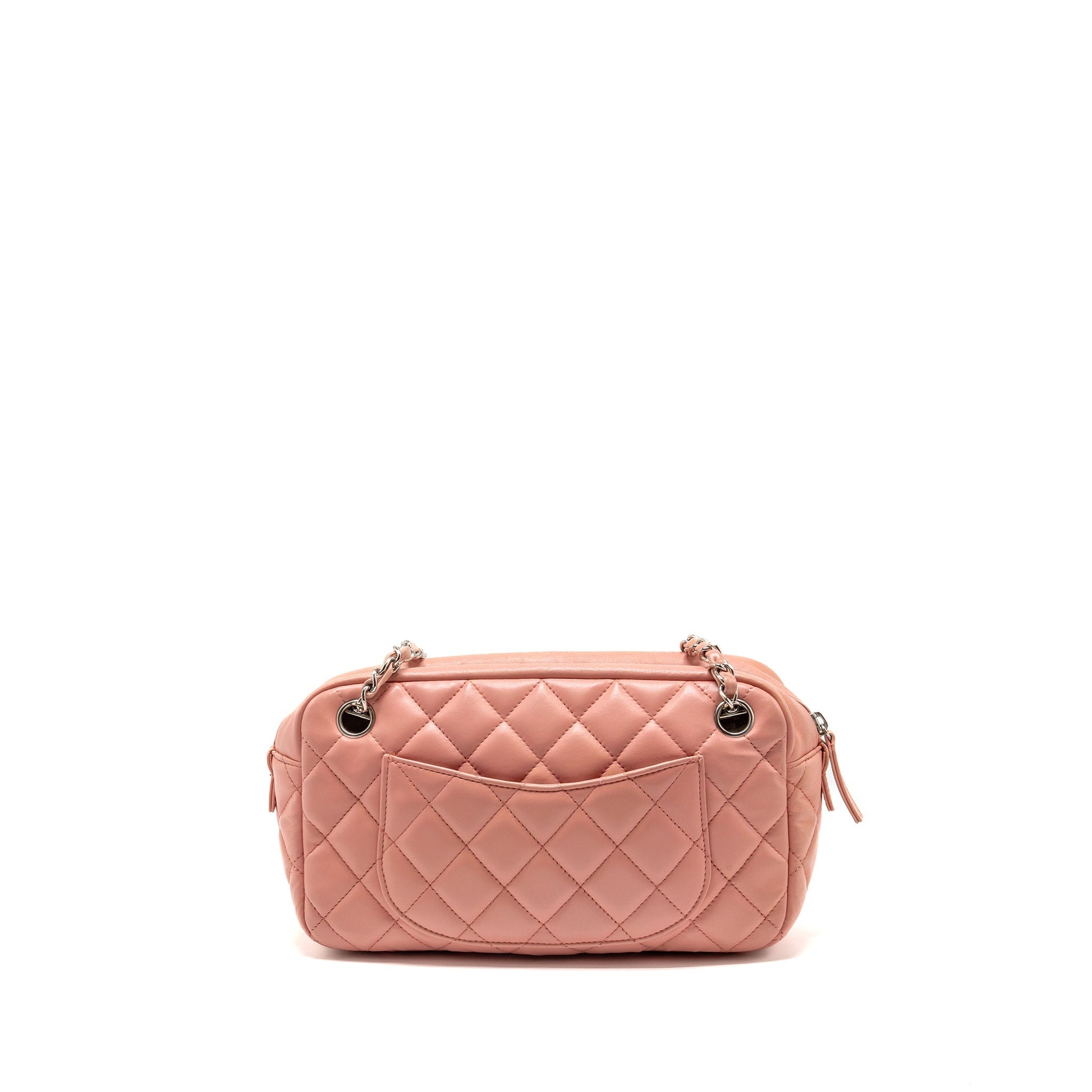 Chanel CC Camera Lambskin SHW Pink Handbag
