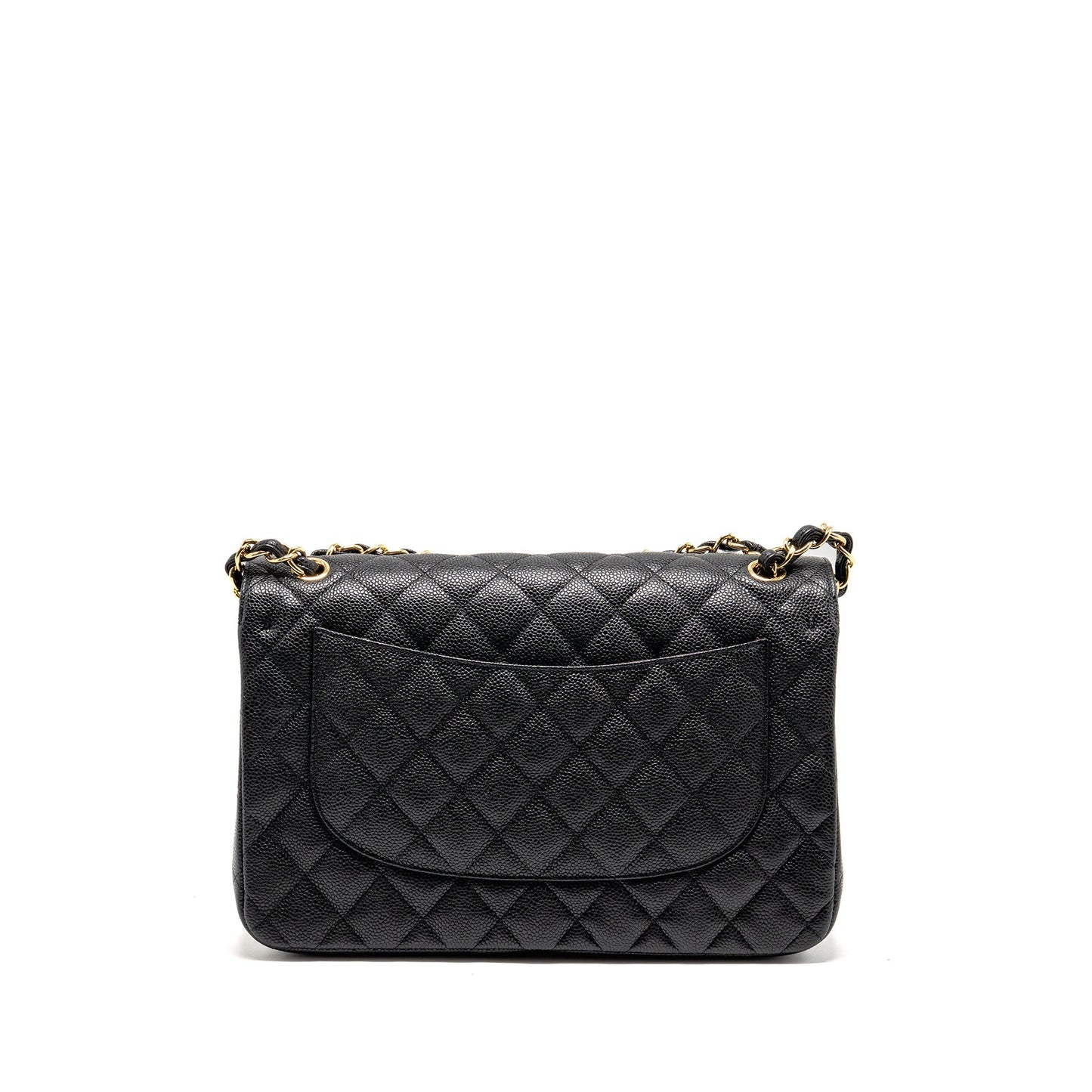 Chanel Jumbo Classic Double Flap Caviar GHW Black Shoulder Bag Ghw 13