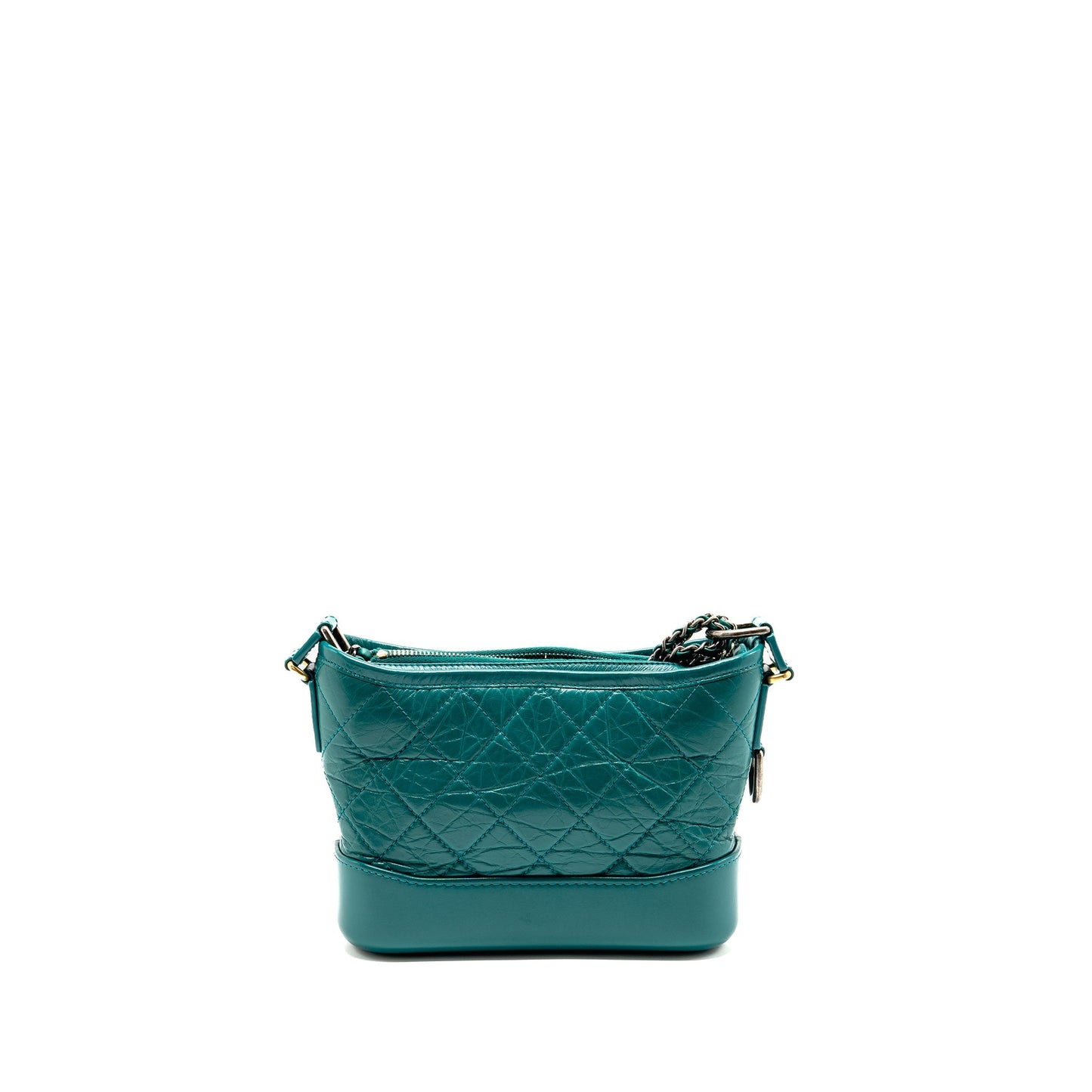 Chanel Gabrielle Hobo Aged Calfskin Multicoloured hareware Green Small Shoulder Bag