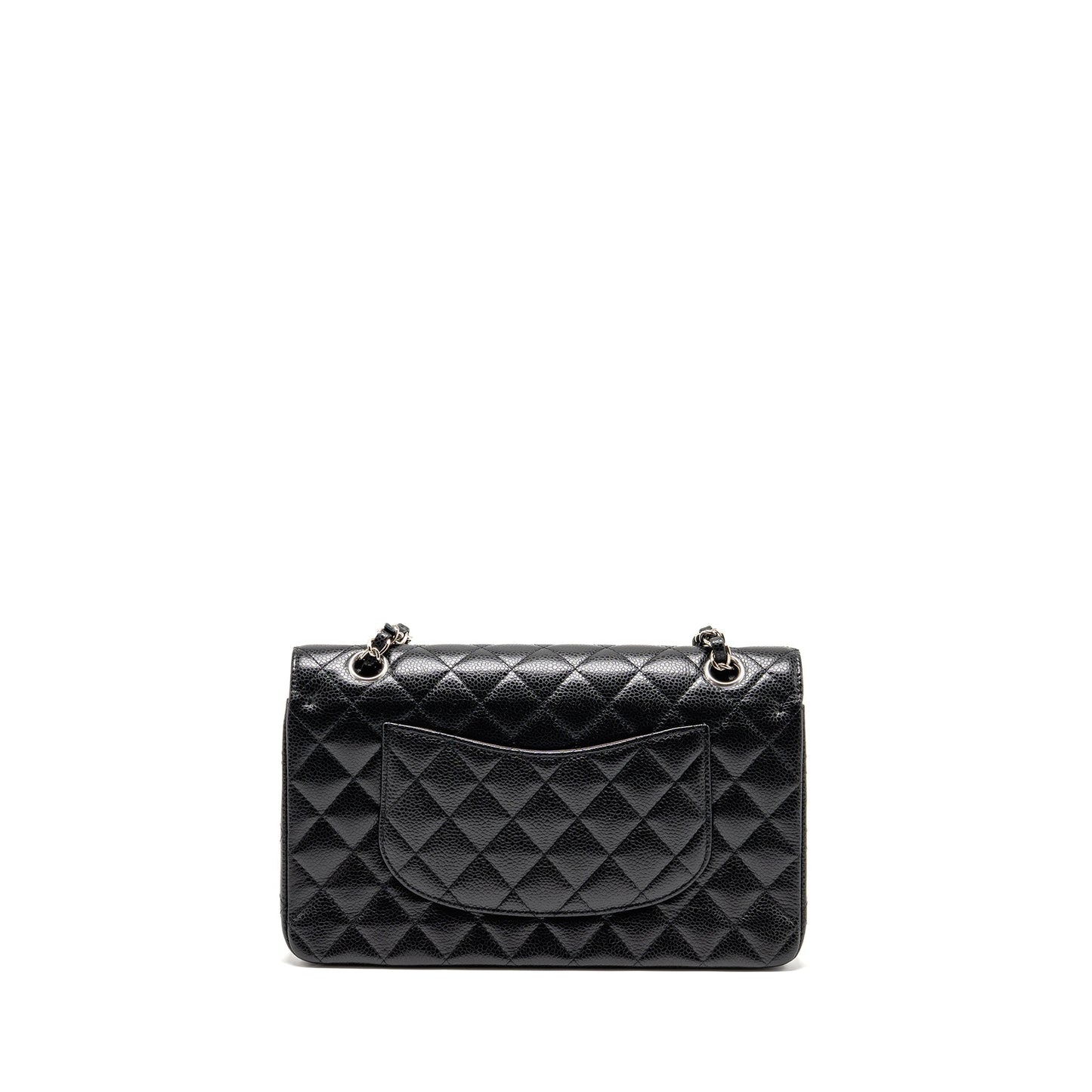 Chanel Classic Double Flap Caviar SHW Black Shoulder Bag Shw 15