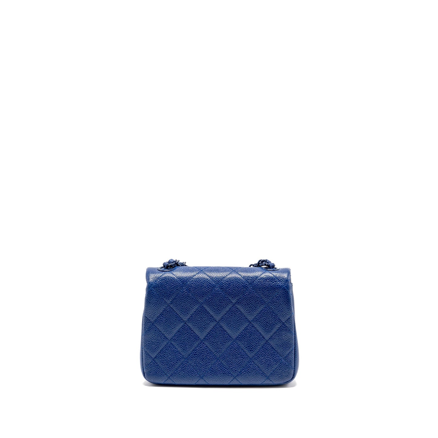 Chanel Incognito Square Flap Caviar hardware Blue Pink Small Shoulder Bag