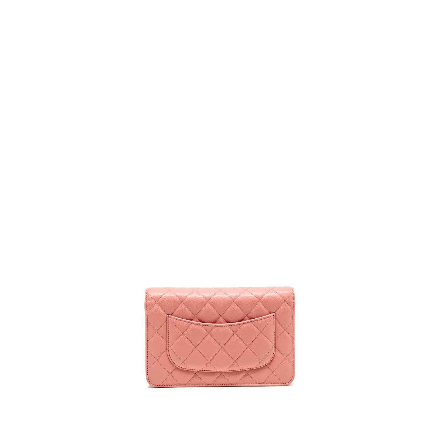 Chanel classic on caviar LGHW microchip Pink Wallet Case Pink Lghwmicrochip