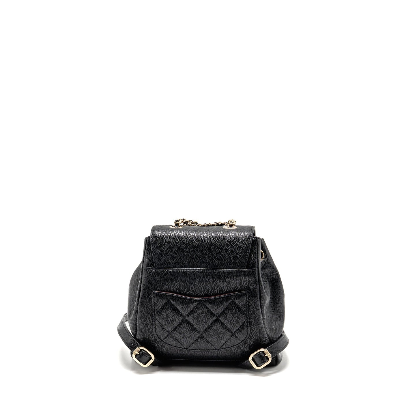Chanel affinity backpack caviar LGHW microchip Black Black Lghwmicrochip