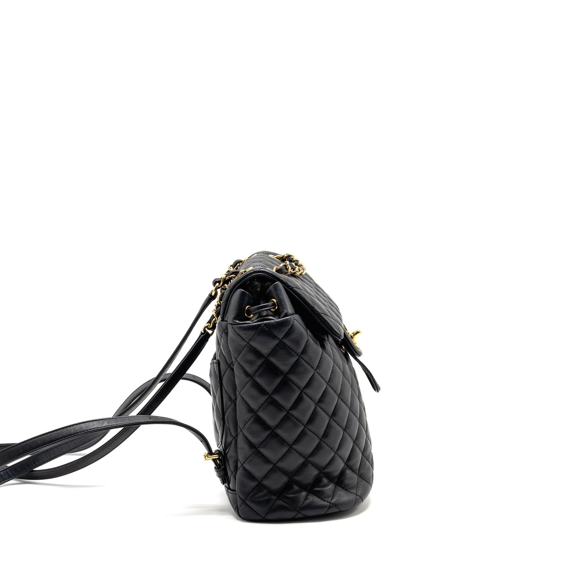 Chanel Urban Spirit Quilted Backpack Calfskin GHW Black Small