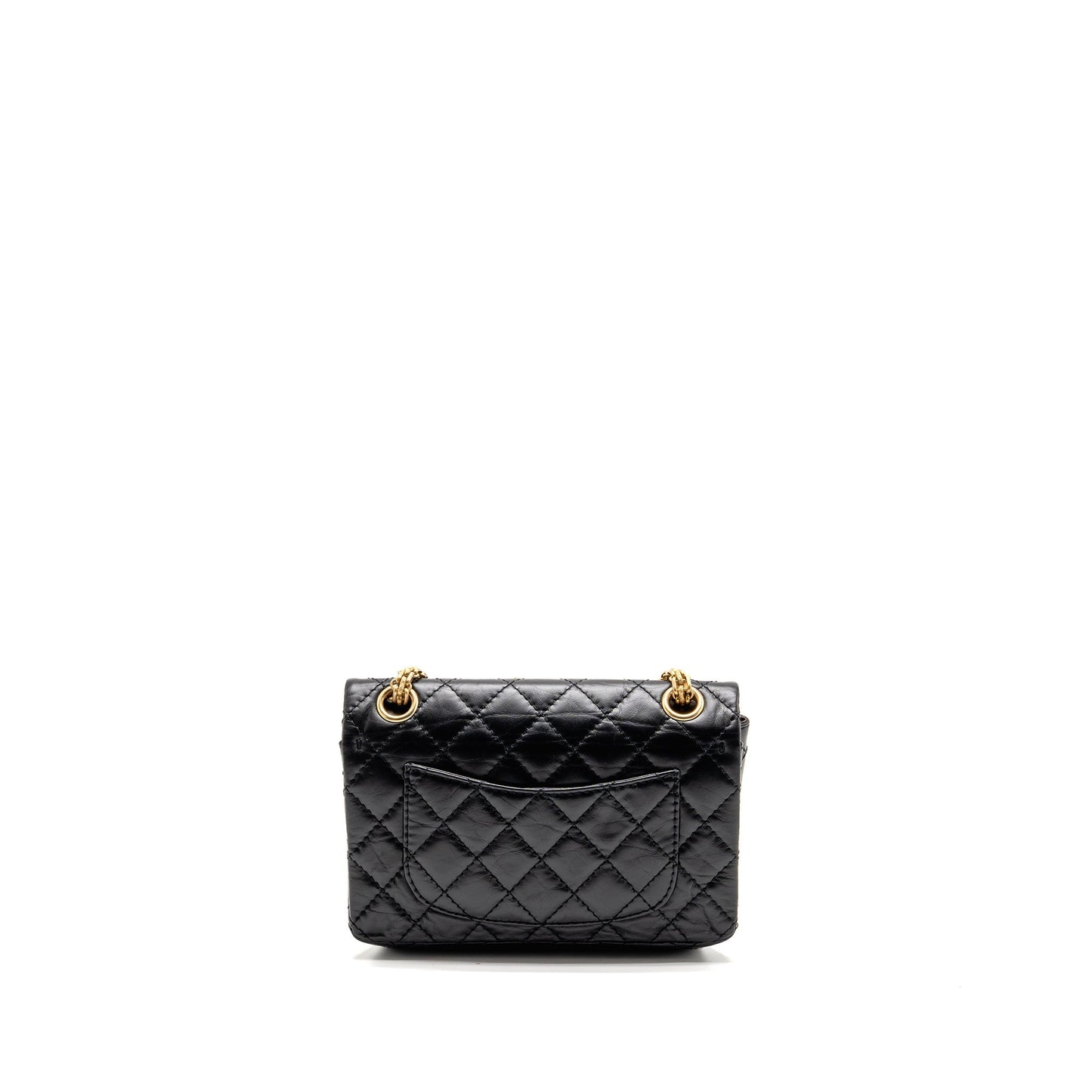 Chanel 2.55 Reissue Flap Lucky Charms Aged Black Key Chain