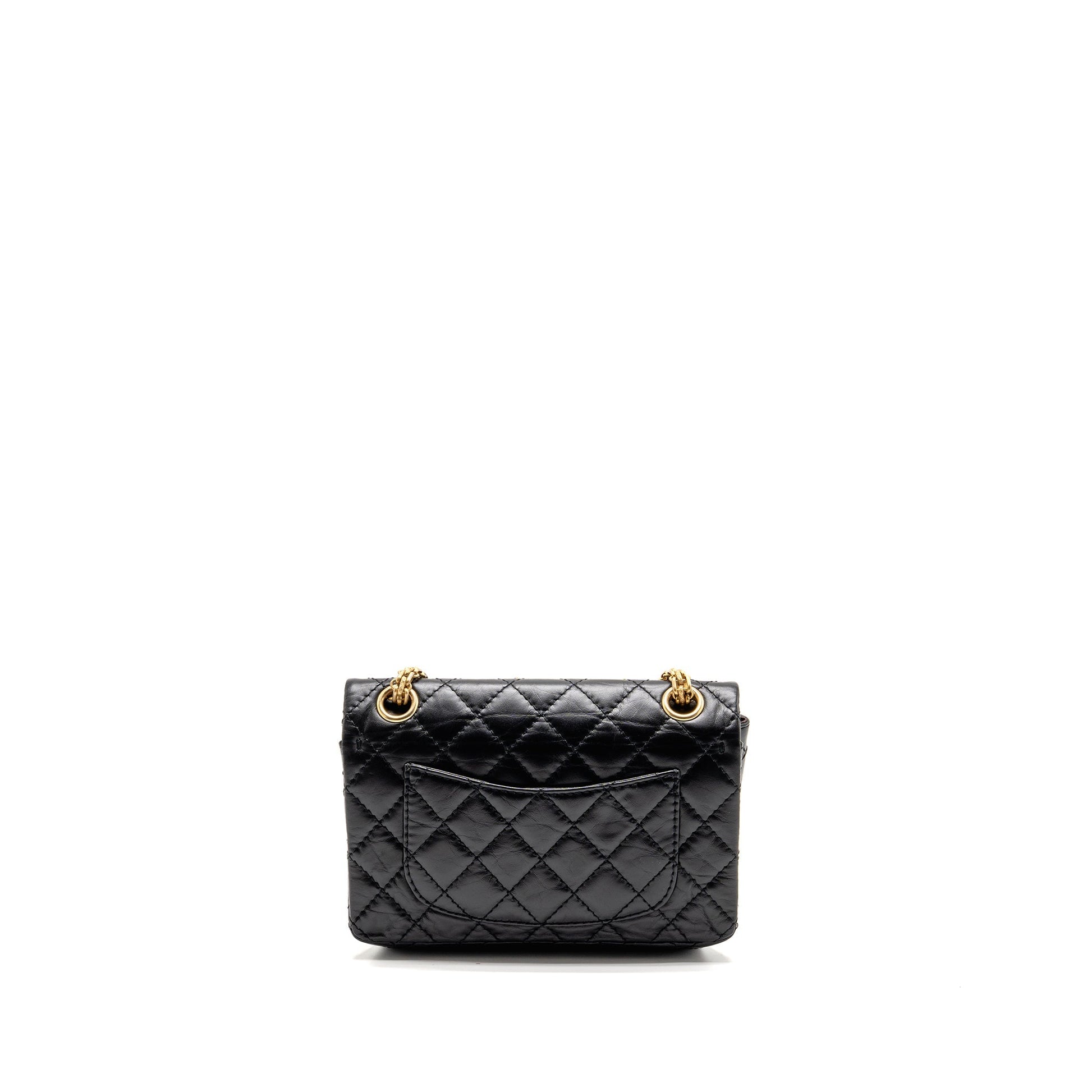 Chanel 2.55 Reissue Flap Lucky Charms Aged Black Key Chain
