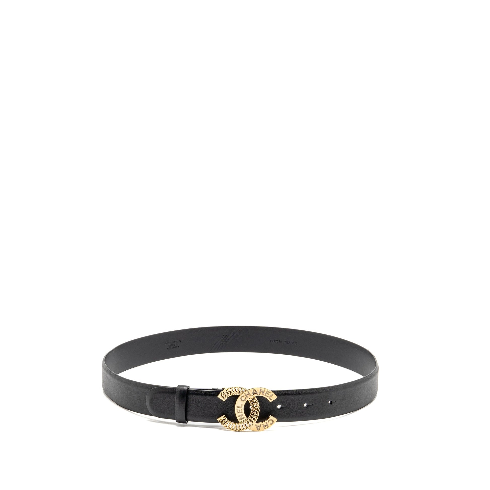 Chanel LGHW Leather Belt