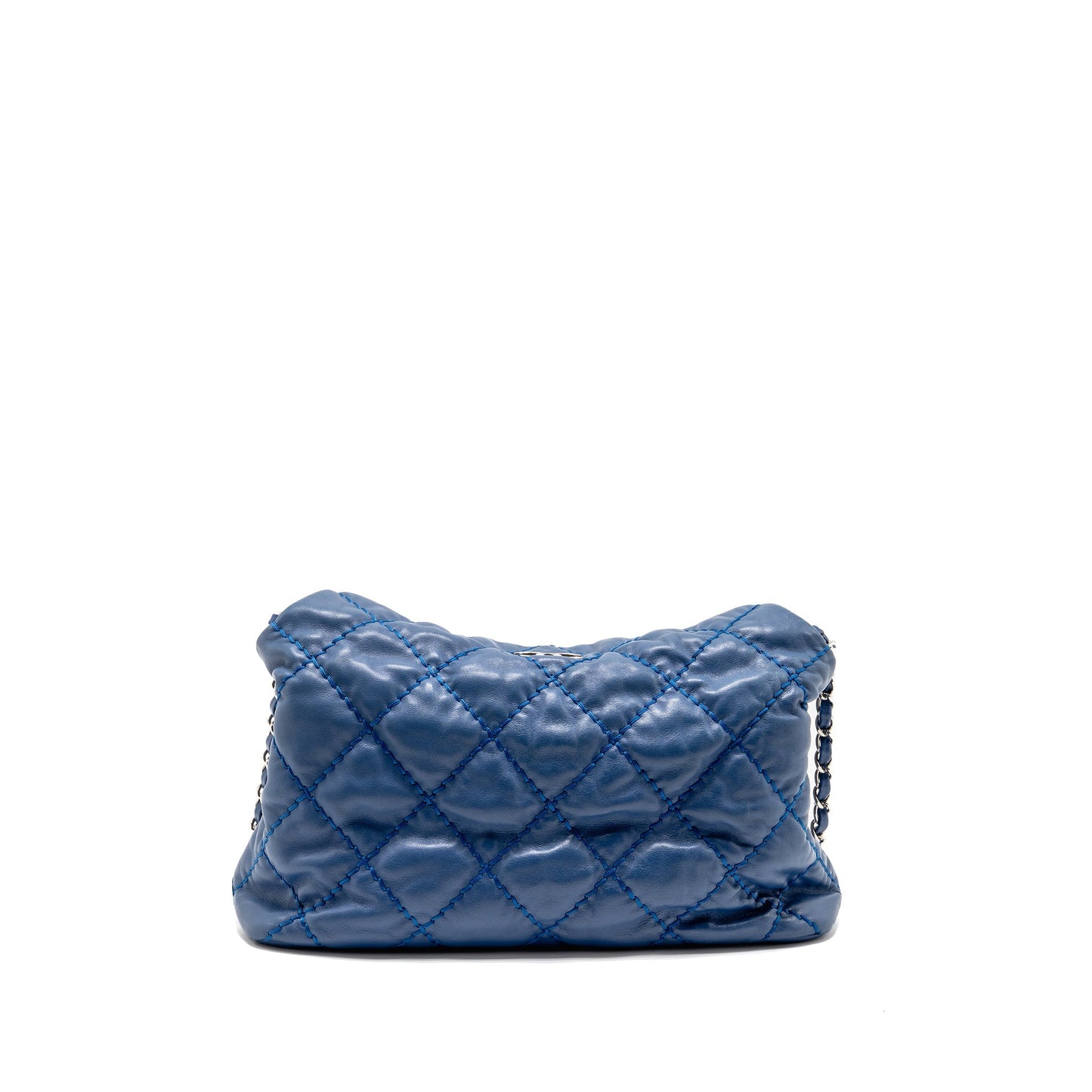 Chanel Hobo calfskin SHW Blue Shoulder Bag
